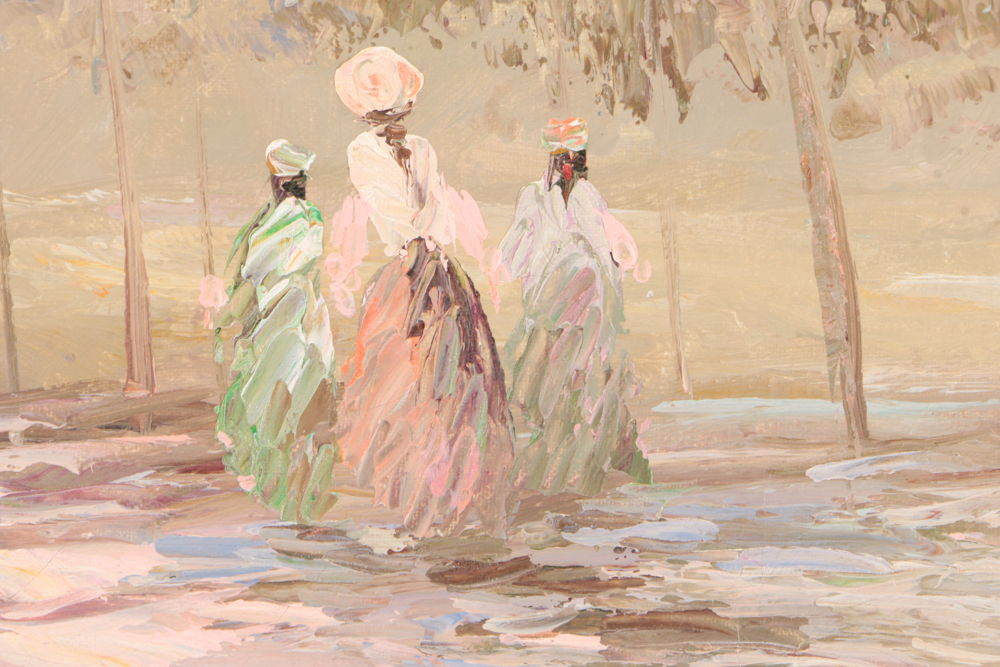 Marie Charlot Oil on Canvas Impressionist Painting