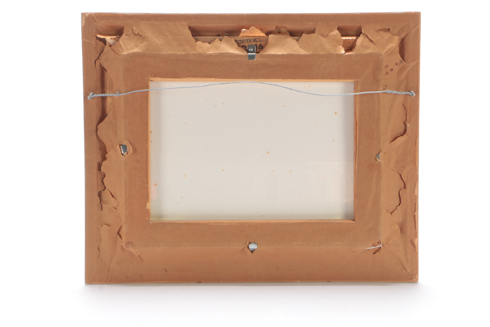 Mary Moran Oil Painting on Canvas of Naples Train Depot