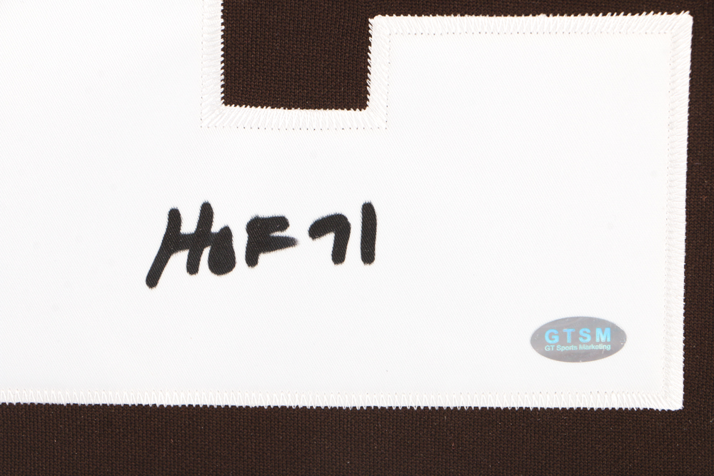 Jim Brown Signed Jersey  COA