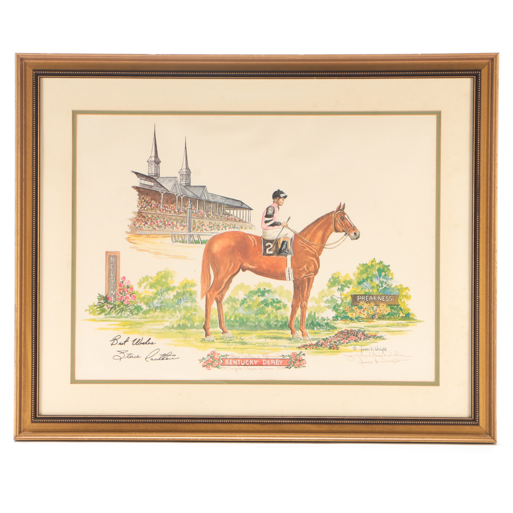 Artist James Wright Signed Affirmed Print