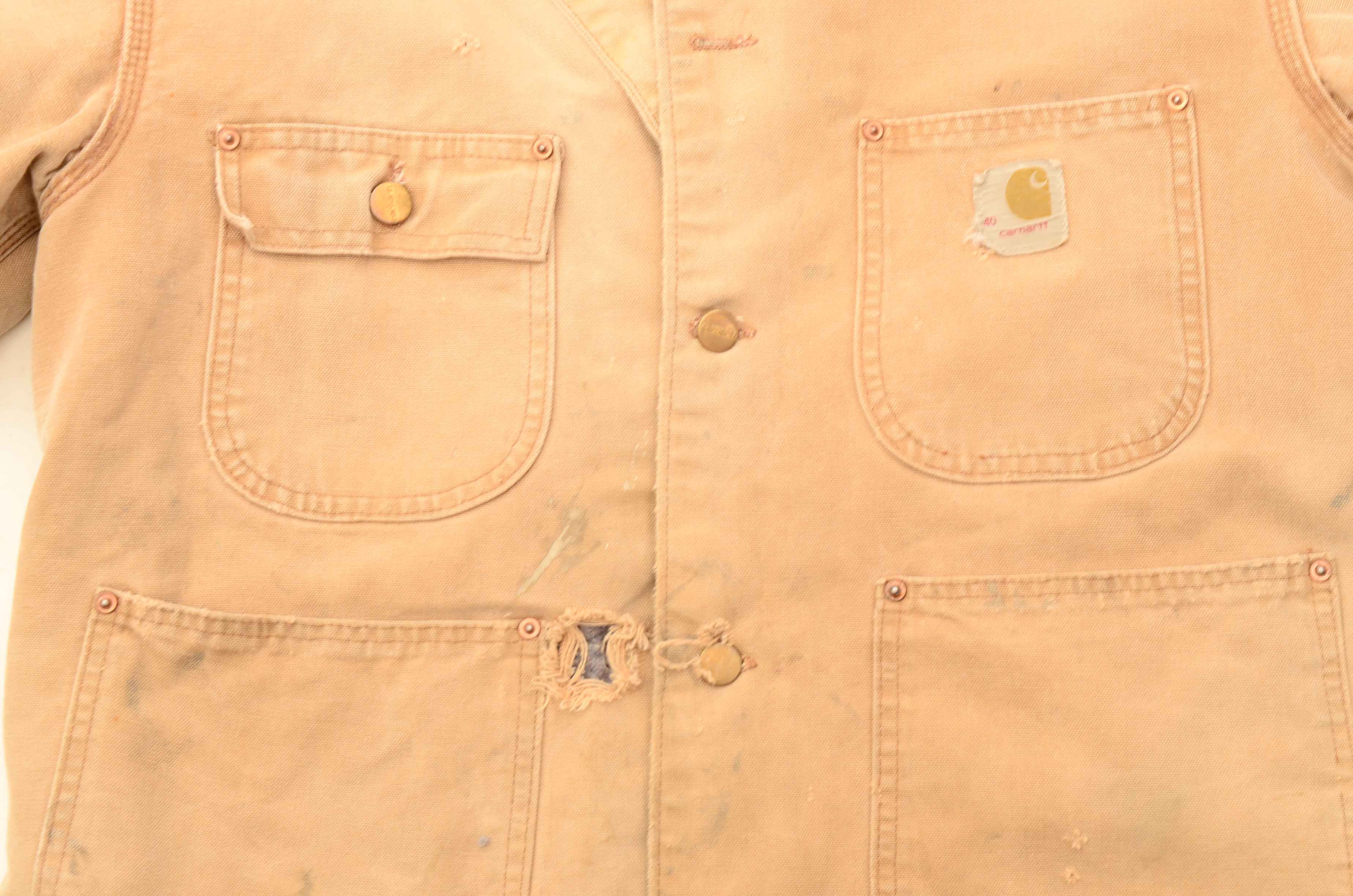 Five-Pieces of Carhartt Canvas Work Clothes