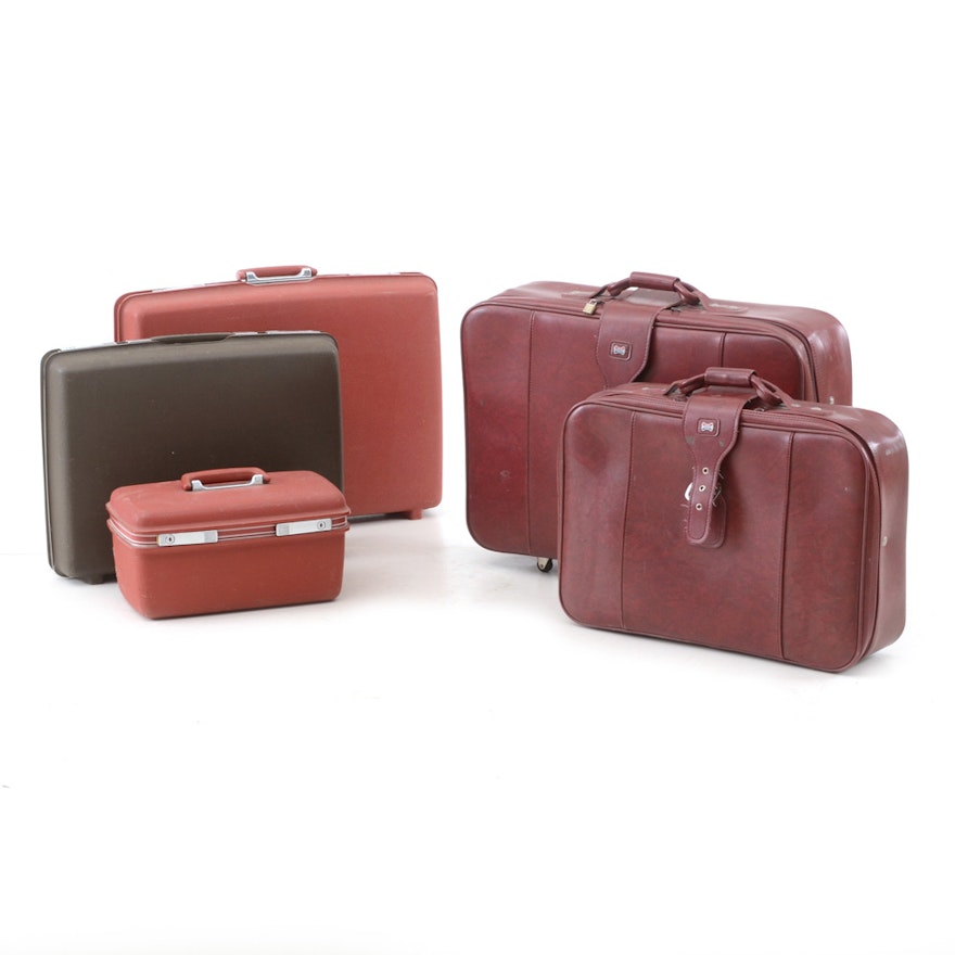 Five Pieces of Luggage from Samsonite and American Tourister