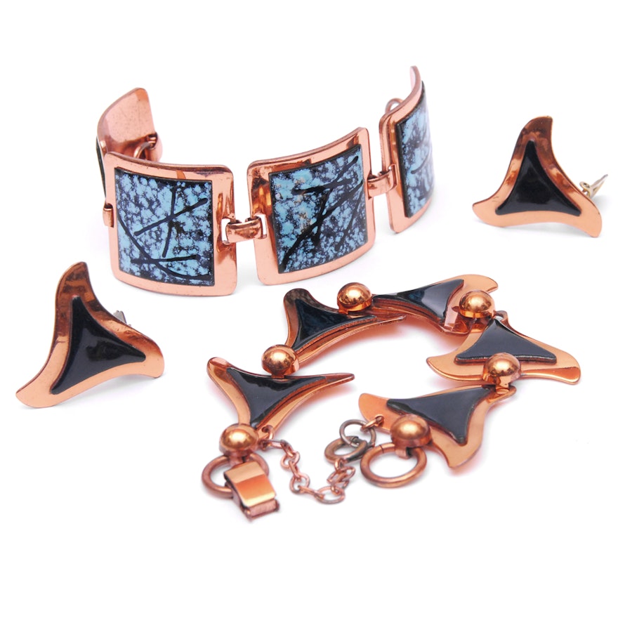 Copper Colored Jewelry Assortment
