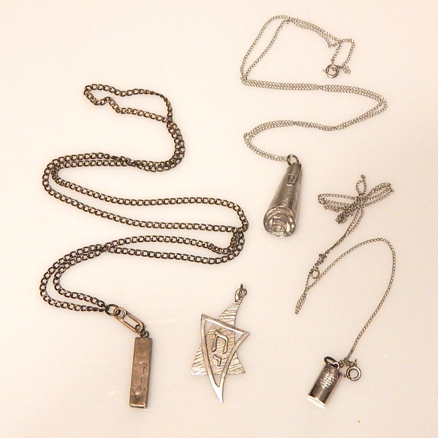 Sterling Silver Judaica Jewelry