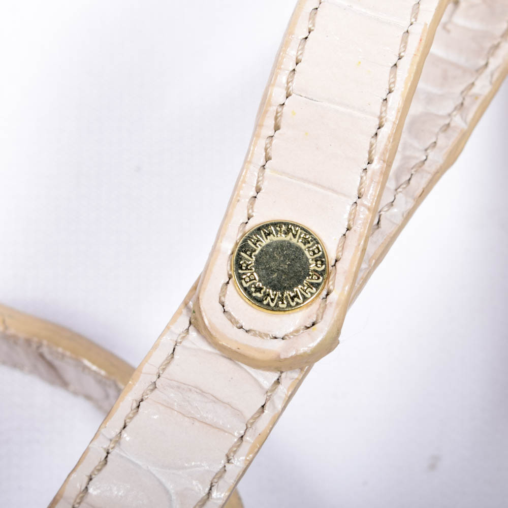 Brahmin Crocodile Embossed Leather Crossbody