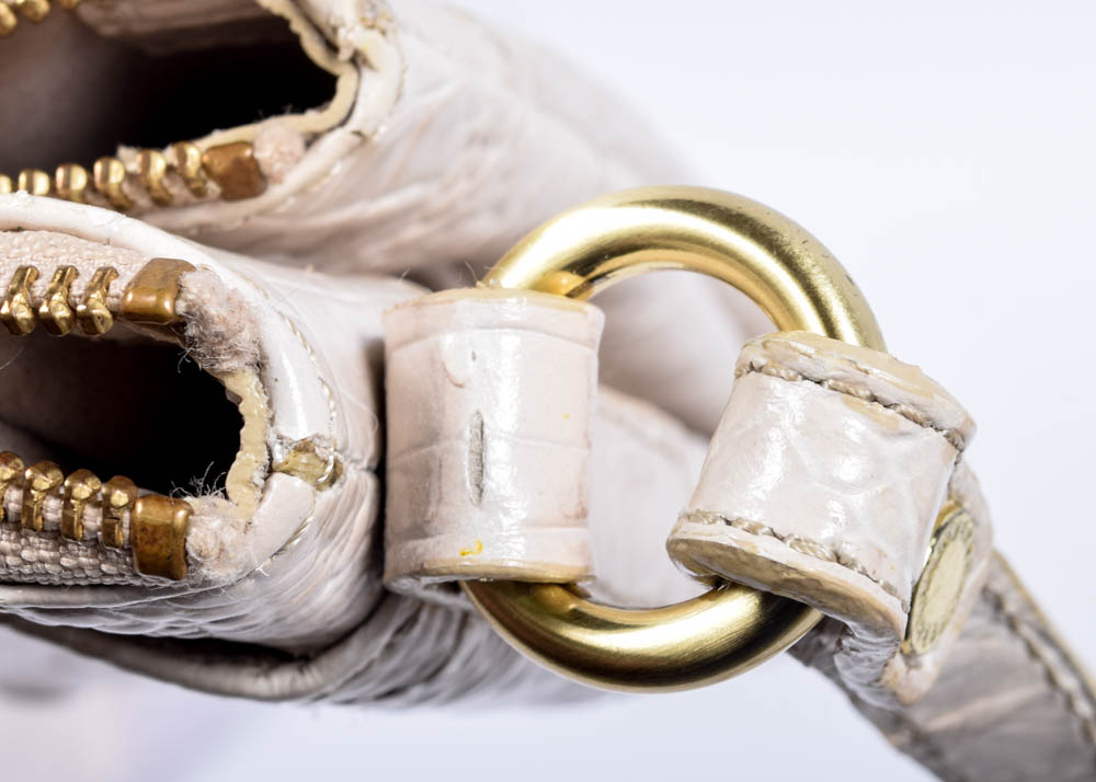 Brahmin Crocodile Embossed Leather Crossbody