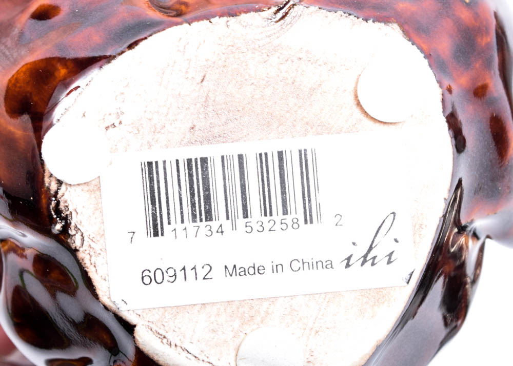 Ceramic and Metal Flower Candle Votives