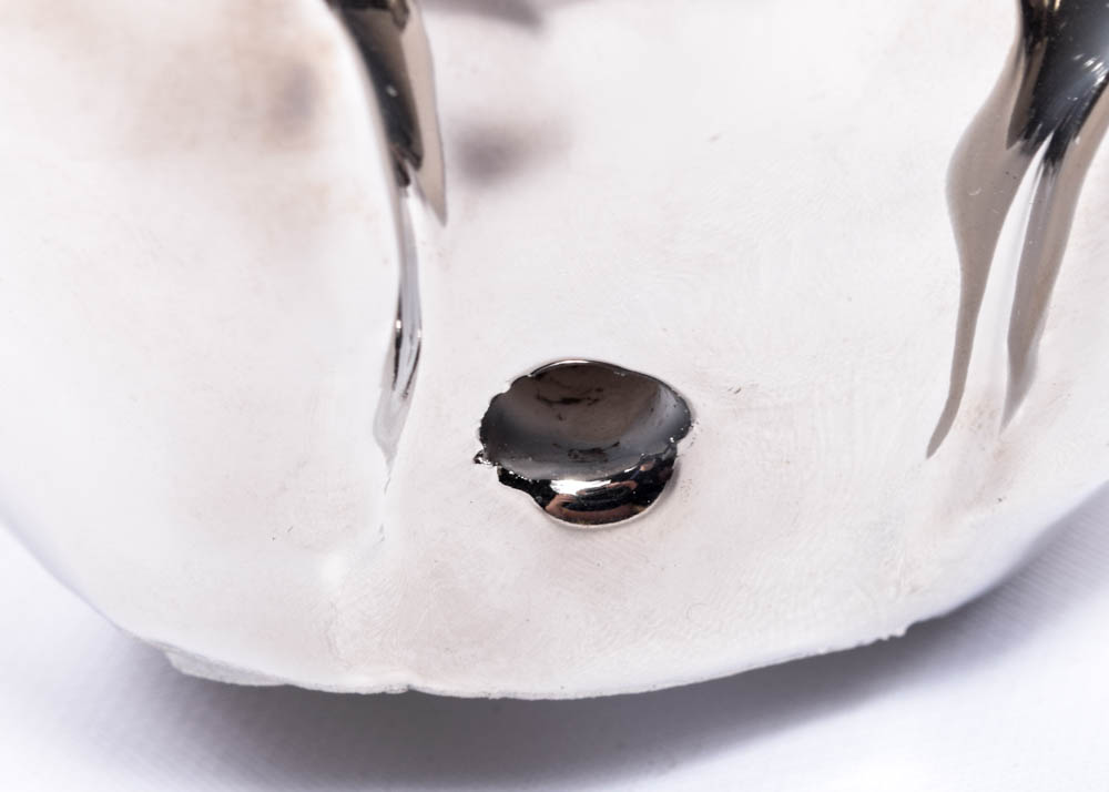 Ceramic and Metal Flower Candle Votives