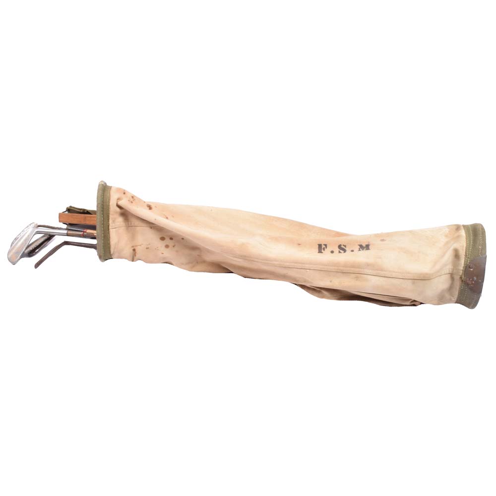 Vintage Golf Clubs and Bag