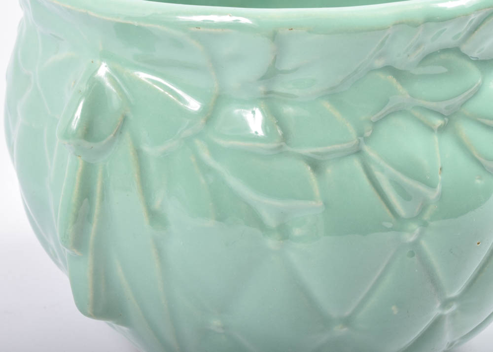 Vintage McCoy "Berries and Diamond" Jardiniere