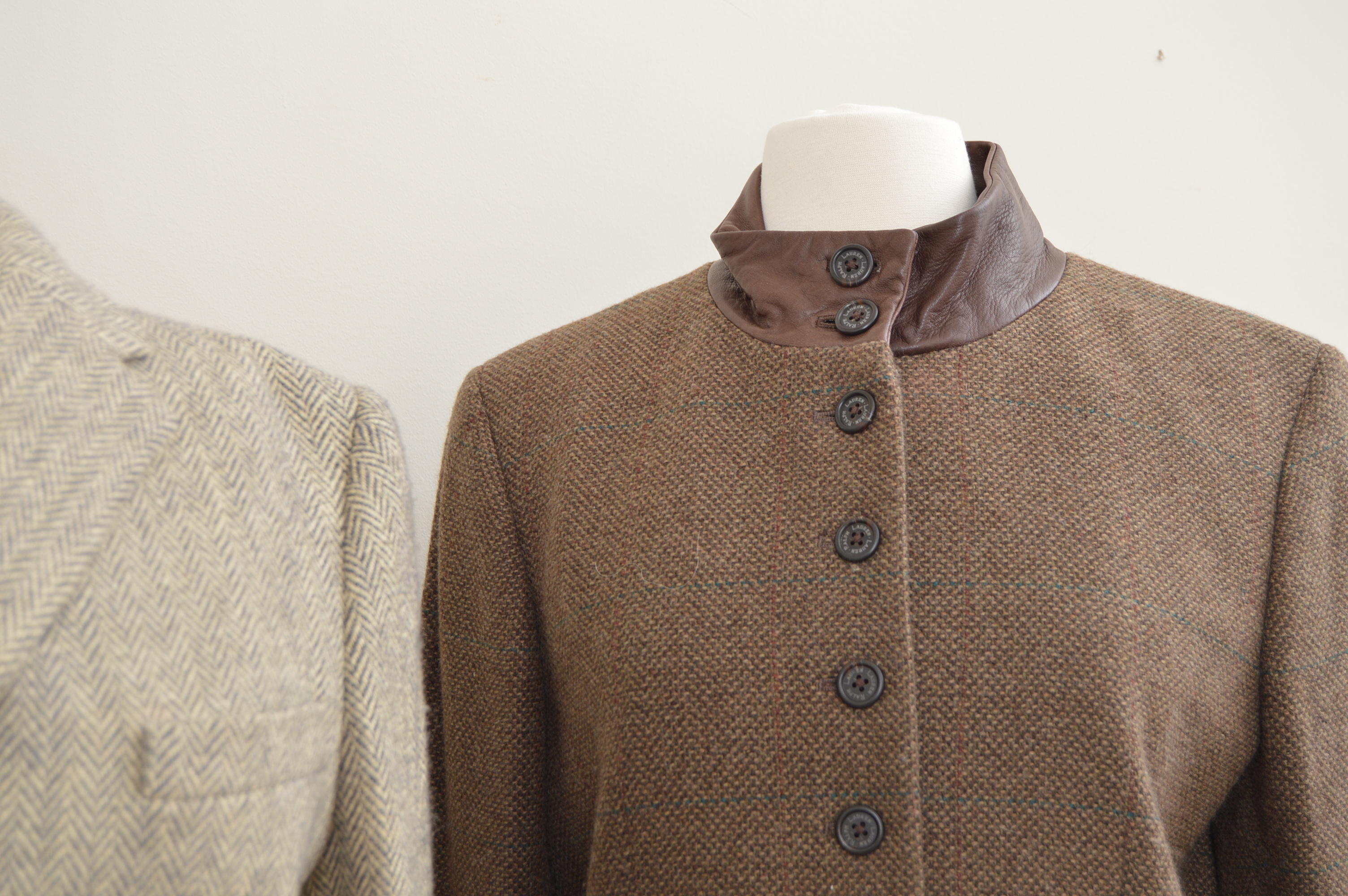 Women's Ralph Lauren Green Label Wool Separates with Skirt Suit