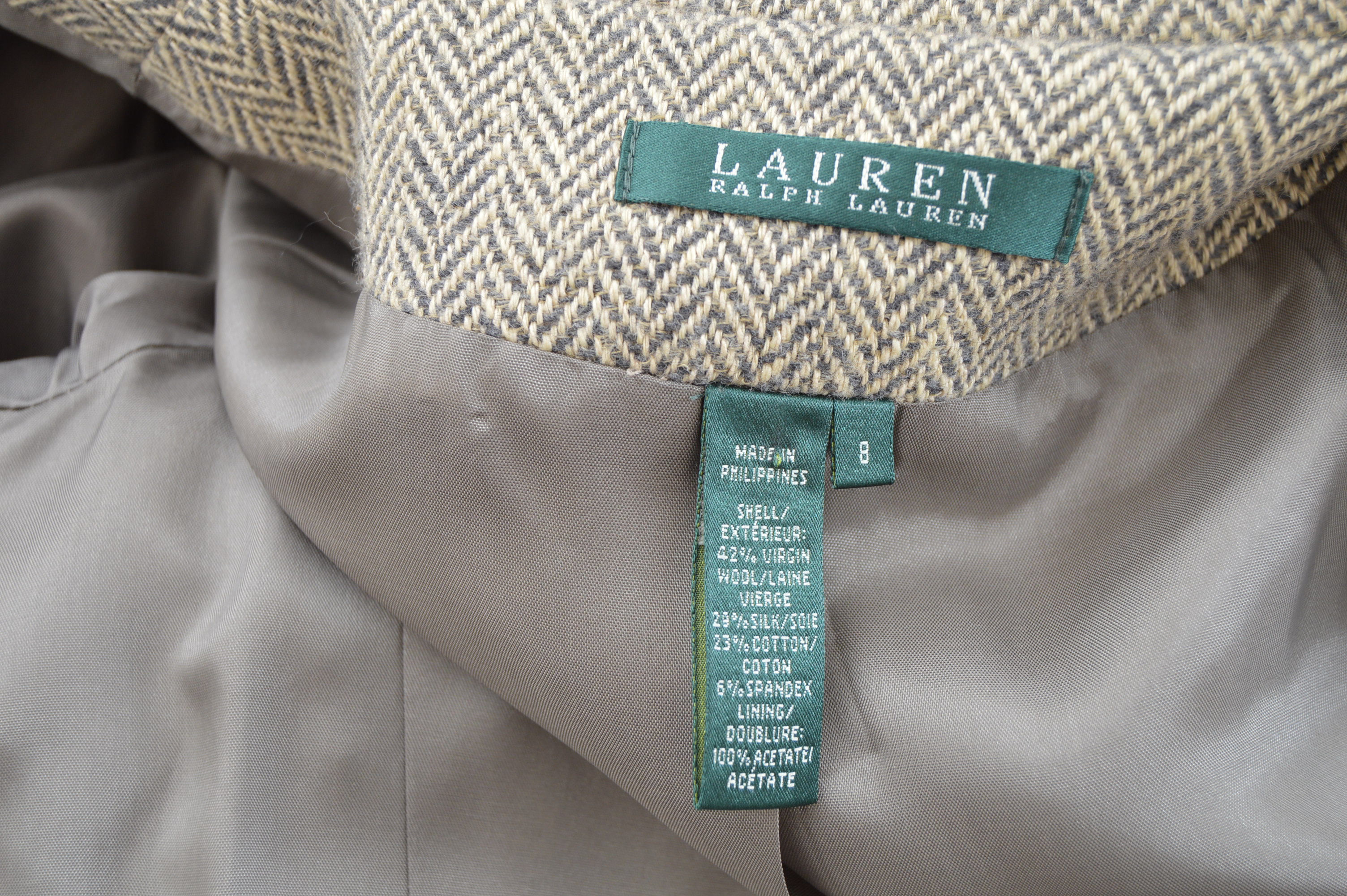 Women's Ralph Lauren Green Label Wool Separates with Skirt Suit