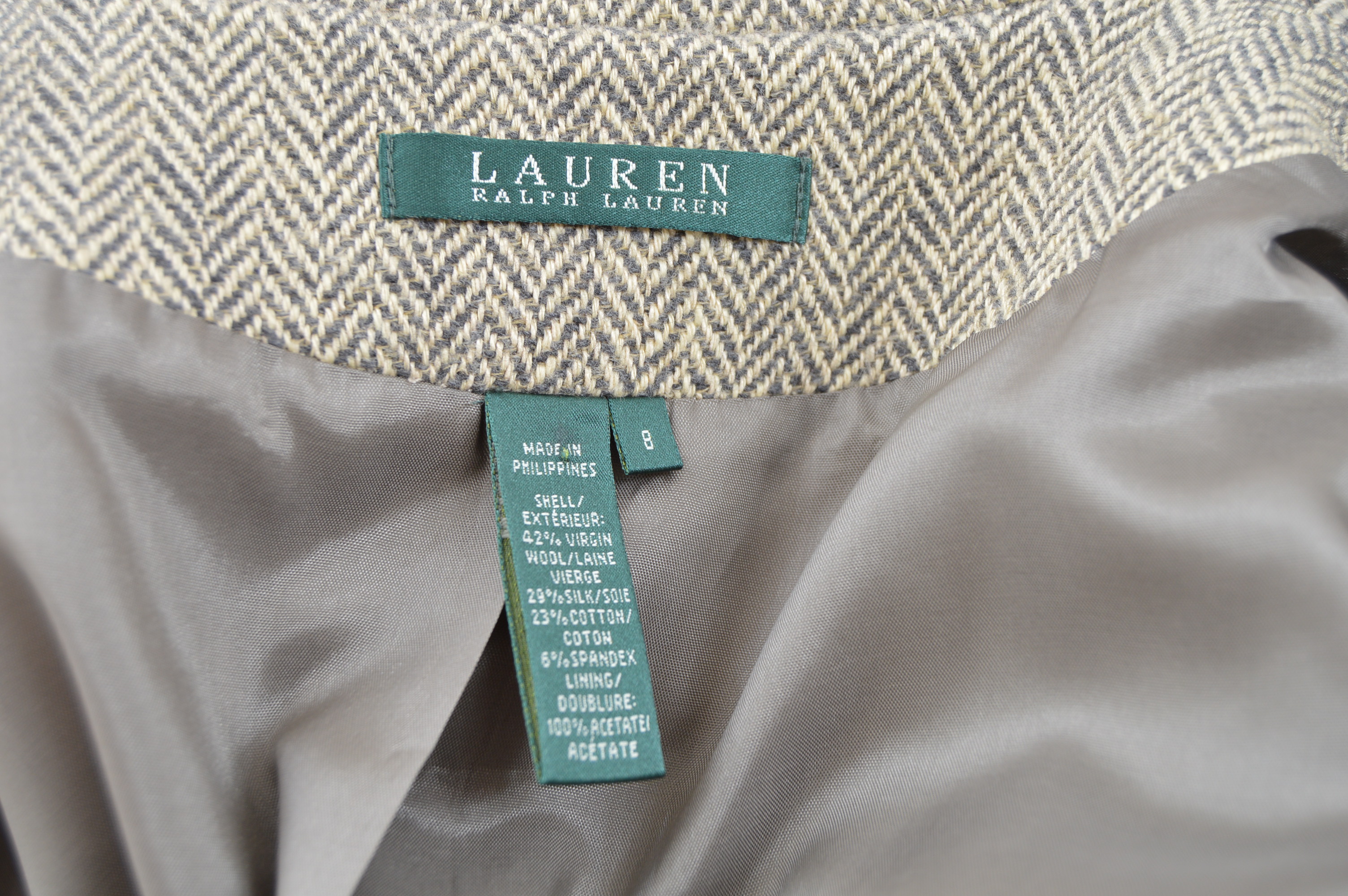 Women's Ralph Lauren Green Label Wool Separates with Skirt Suit