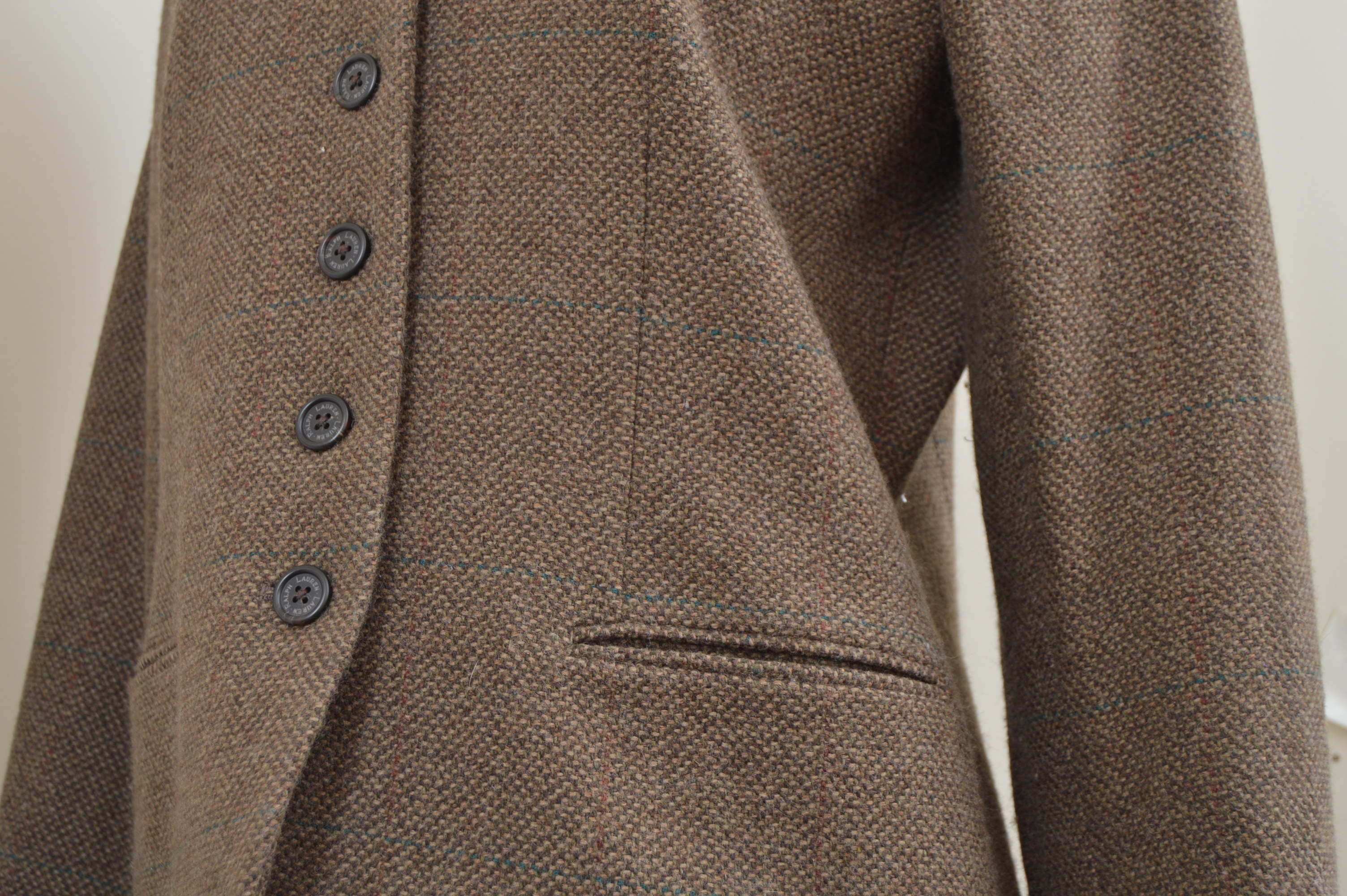 Women's Ralph Lauren Green Label Wool Separates with Skirt Suit