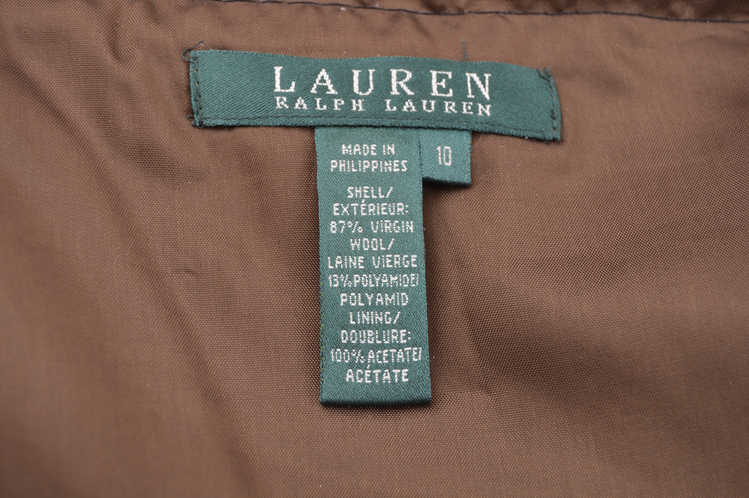Women's Ralph Lauren Green Label Wool Separates with Skirt Suit