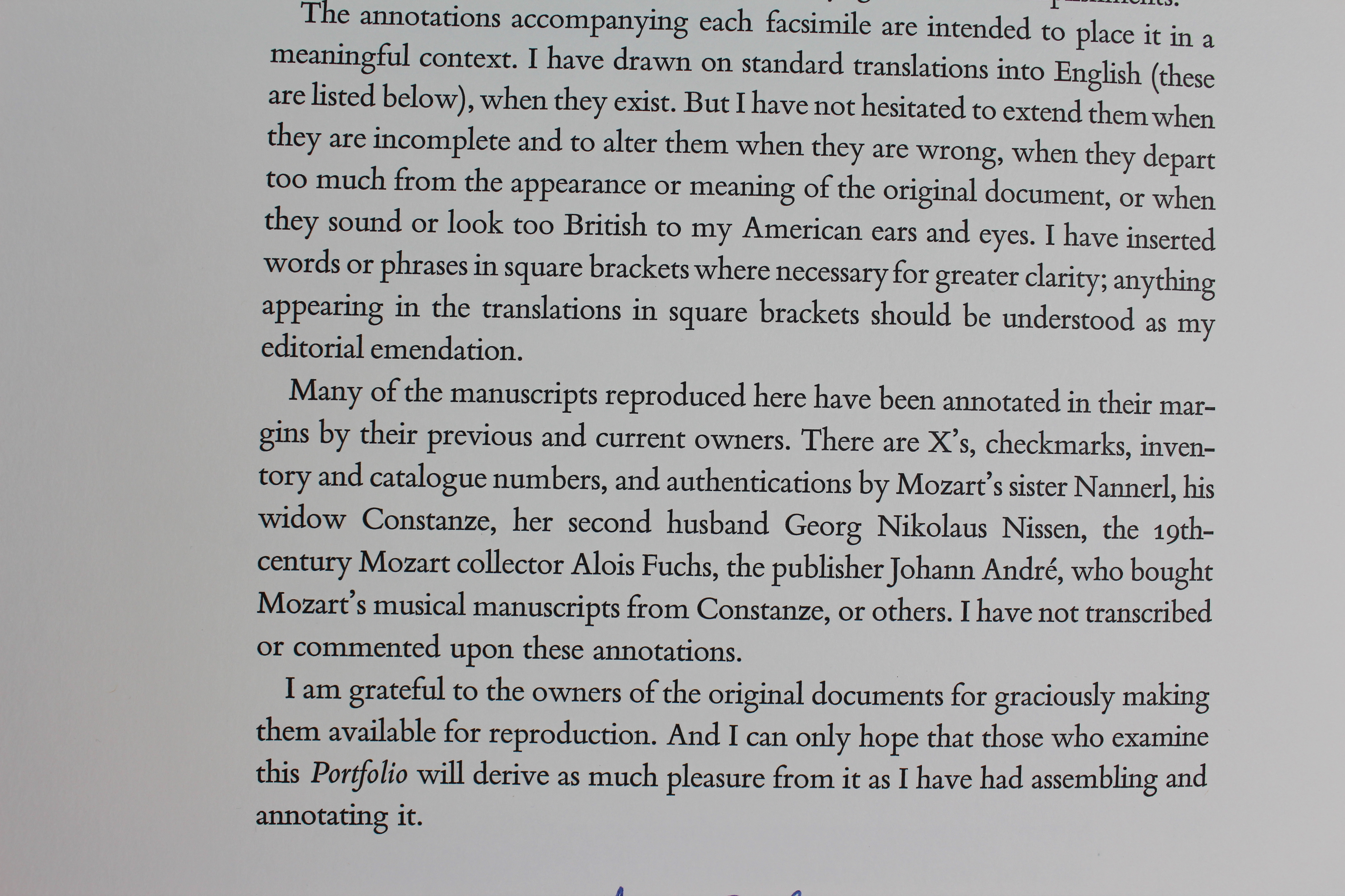 1991 "W. A. Mozart: A Portfolio of a Genius" by Neal Zaslaw