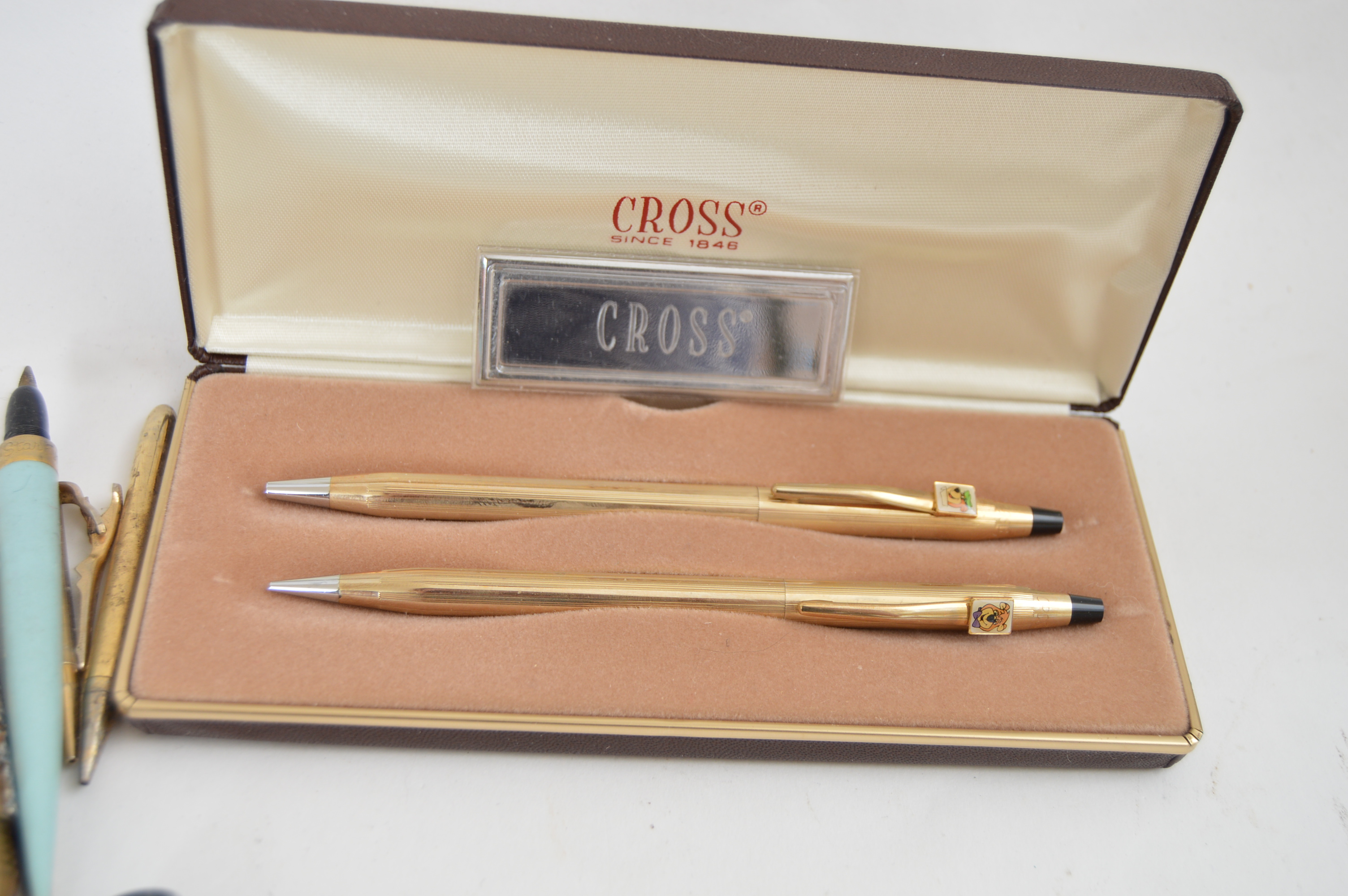 Vintage Pen and Pencil Collection with Art Deco, Cross and Shaeffer
