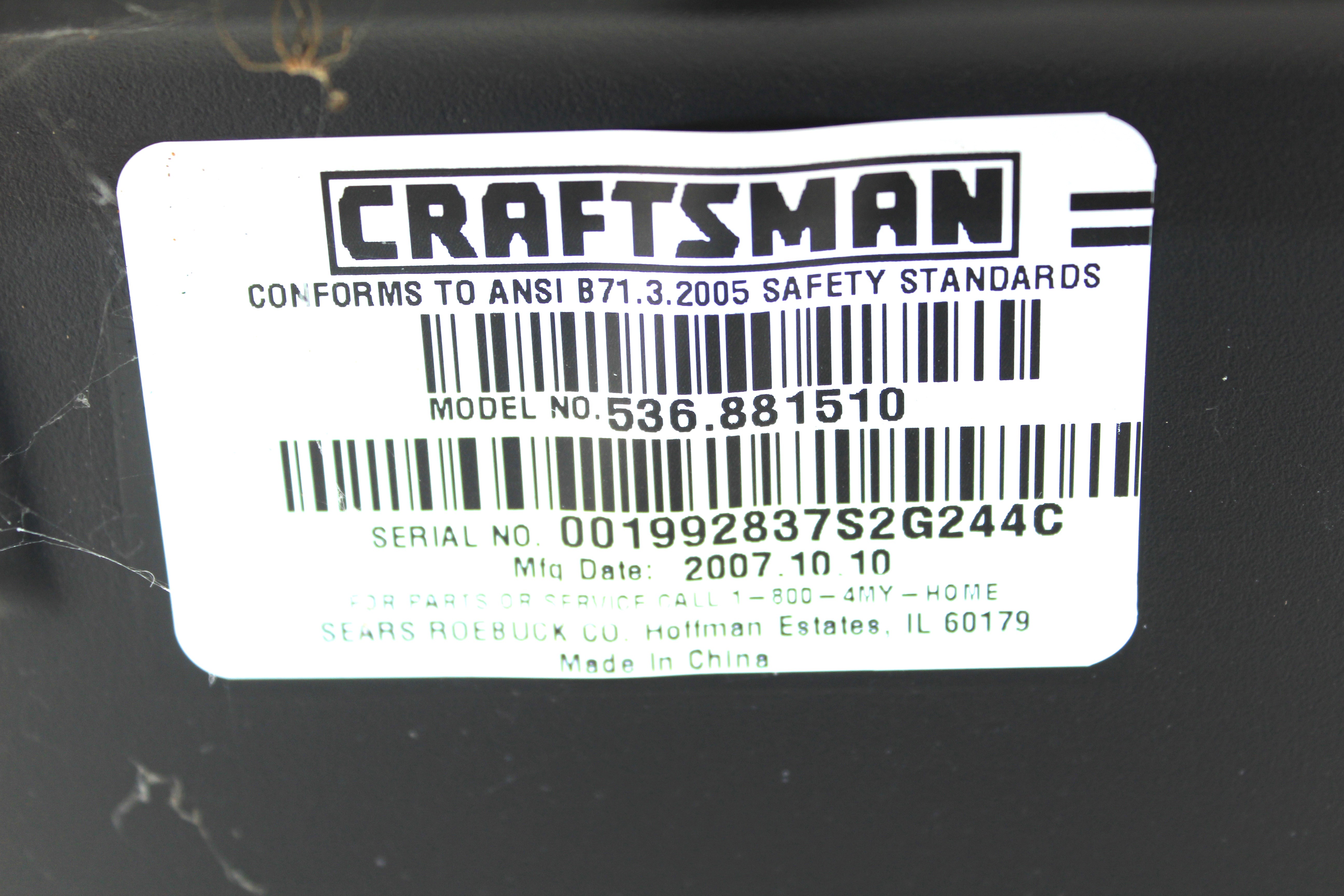 Craftsman, Briggs & Stratton 22" 4-Cycle Snow Thrower