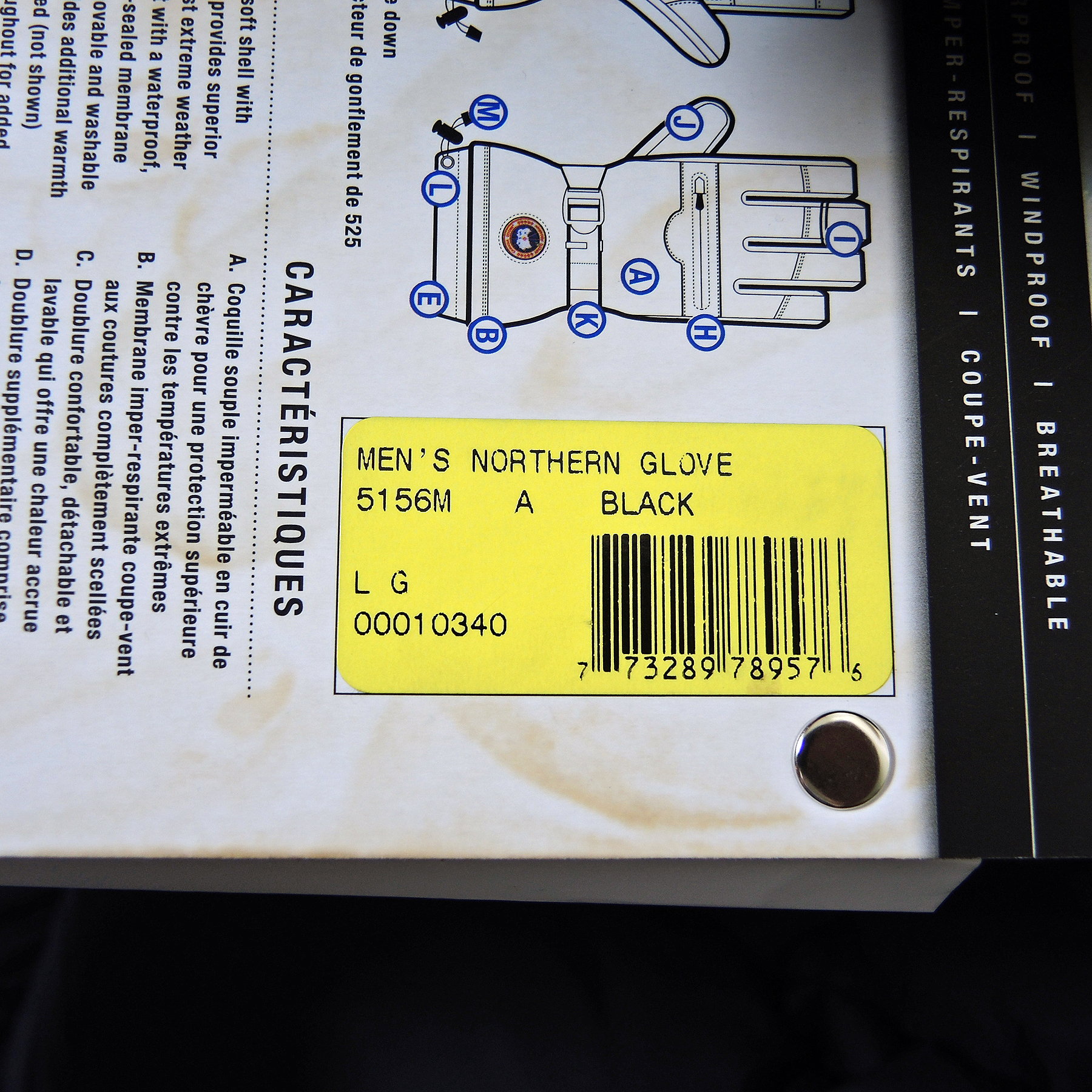 Men's Canada Blue Goose Down Expedition Parka with New Gloves