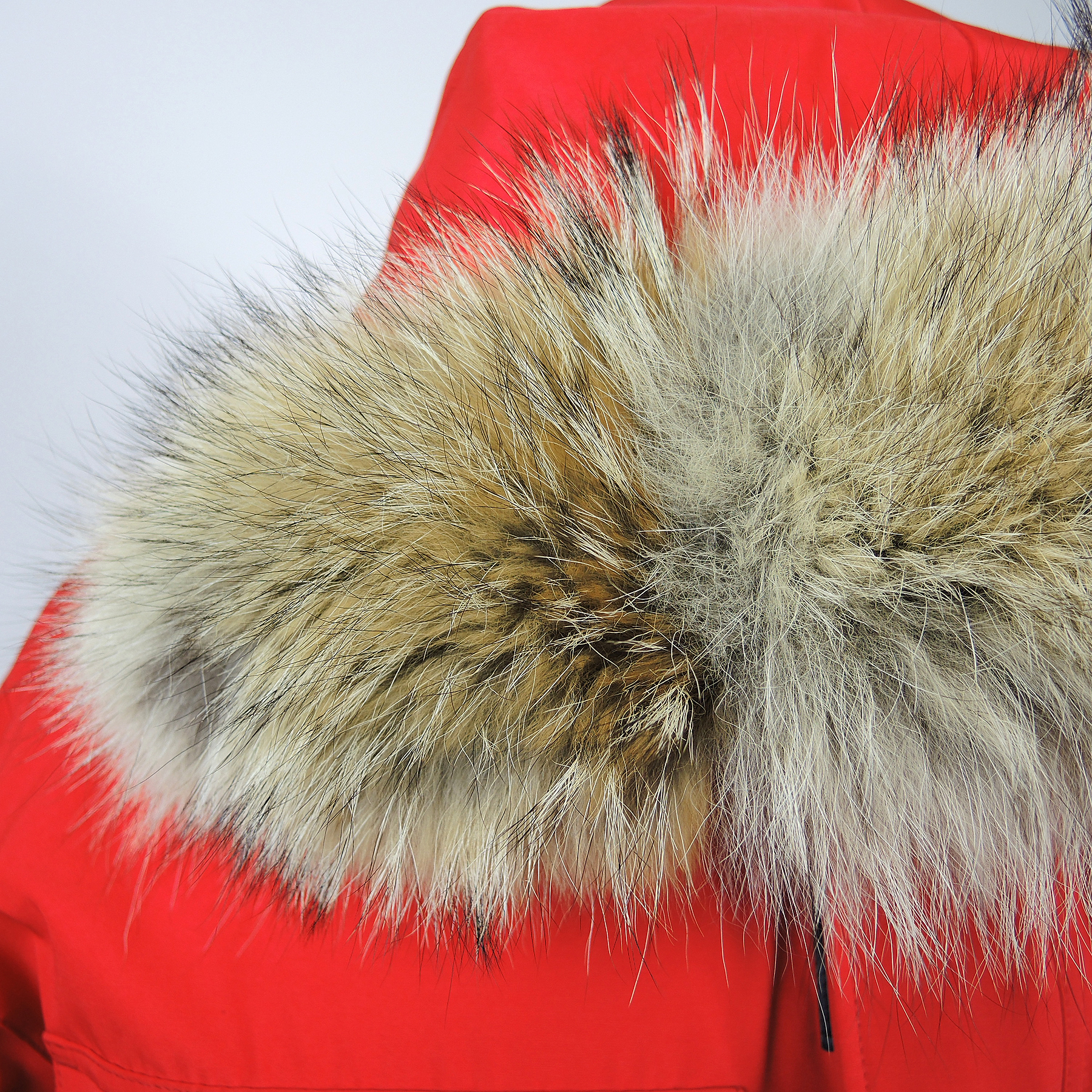 Men's Red Canada Goose Down Expedition Parka with Gordini Gloves