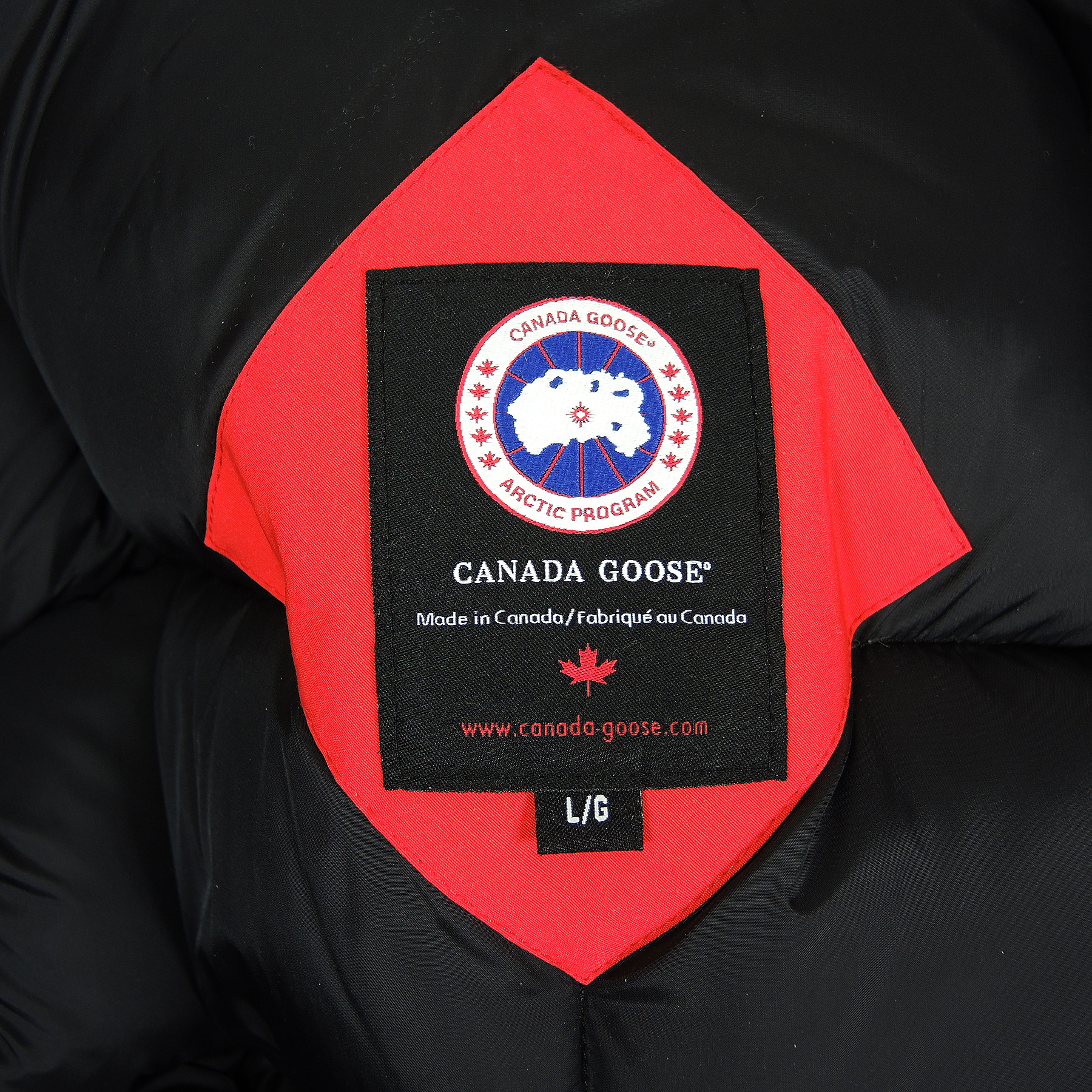 Men's Red Canada Goose Down Expedition Parka with Gordini Gloves