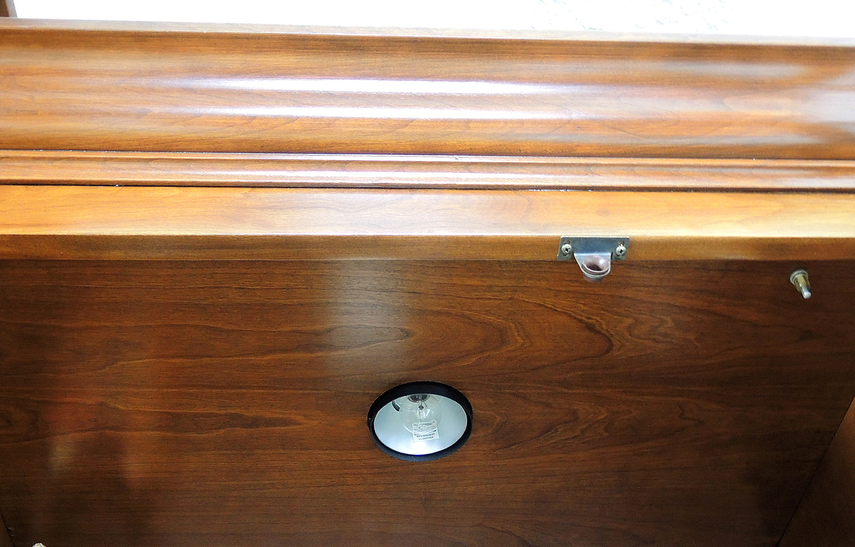 Cherry Modular Entertainment Wall Unit Cabinet by Wagner Wood Co.