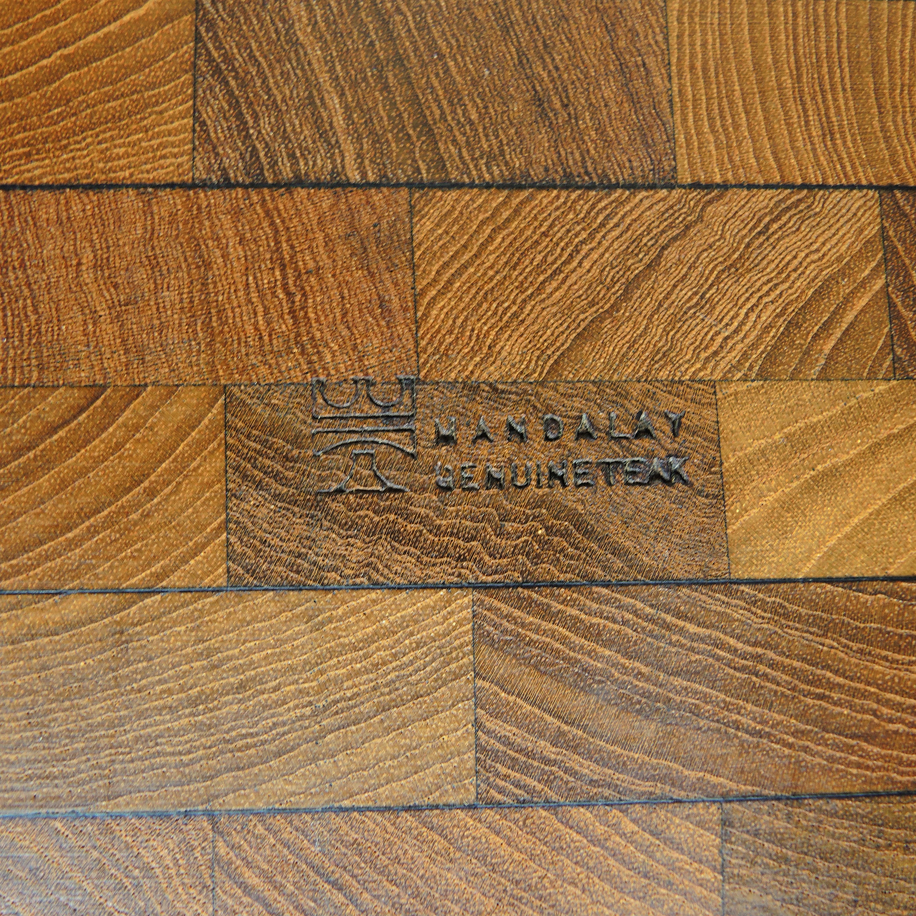 Vintage Danish Modern Style Mandalay Teak Folding Side Tables