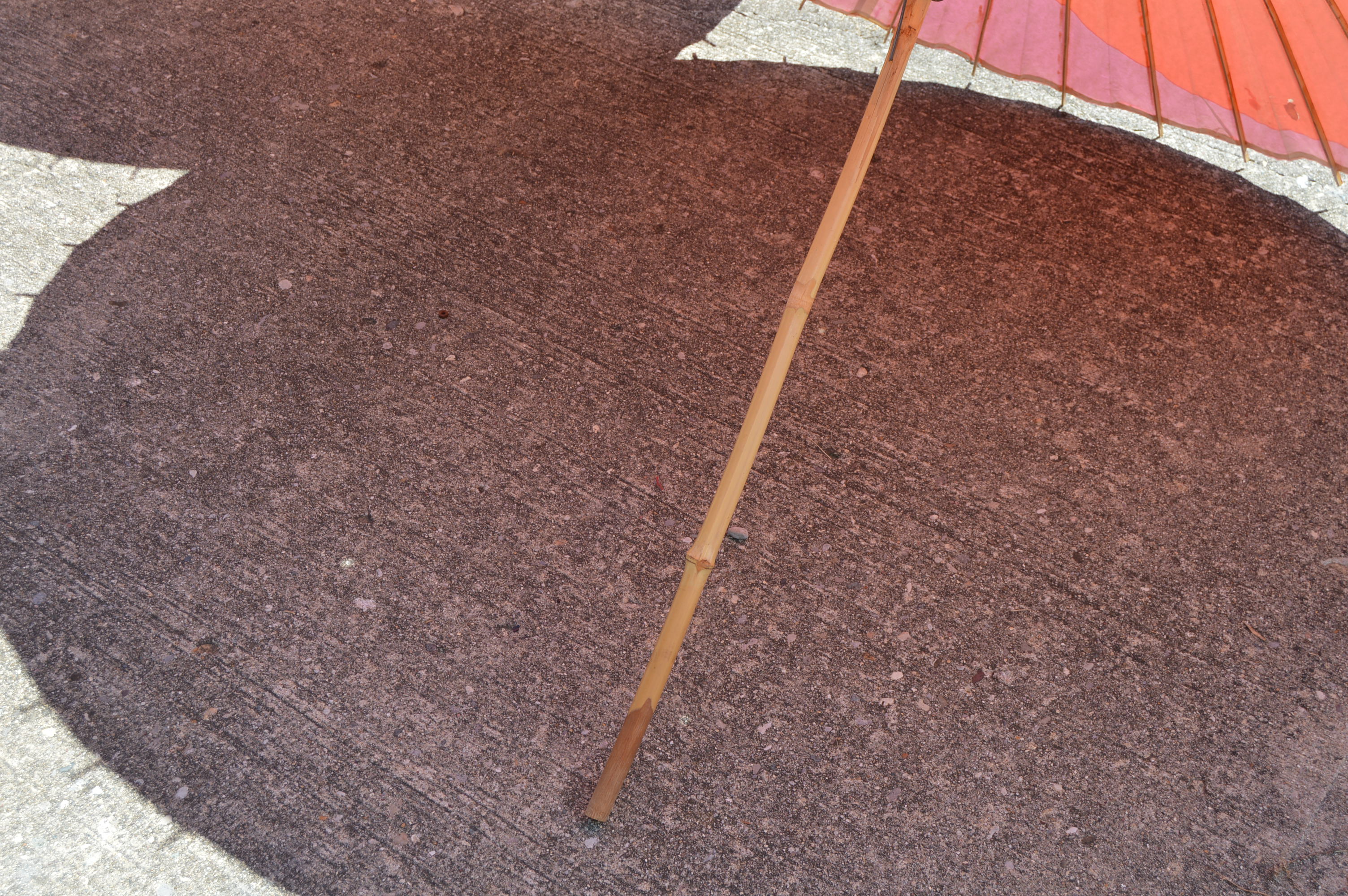 Vintage Japanese Paper and Bamboo Parasols