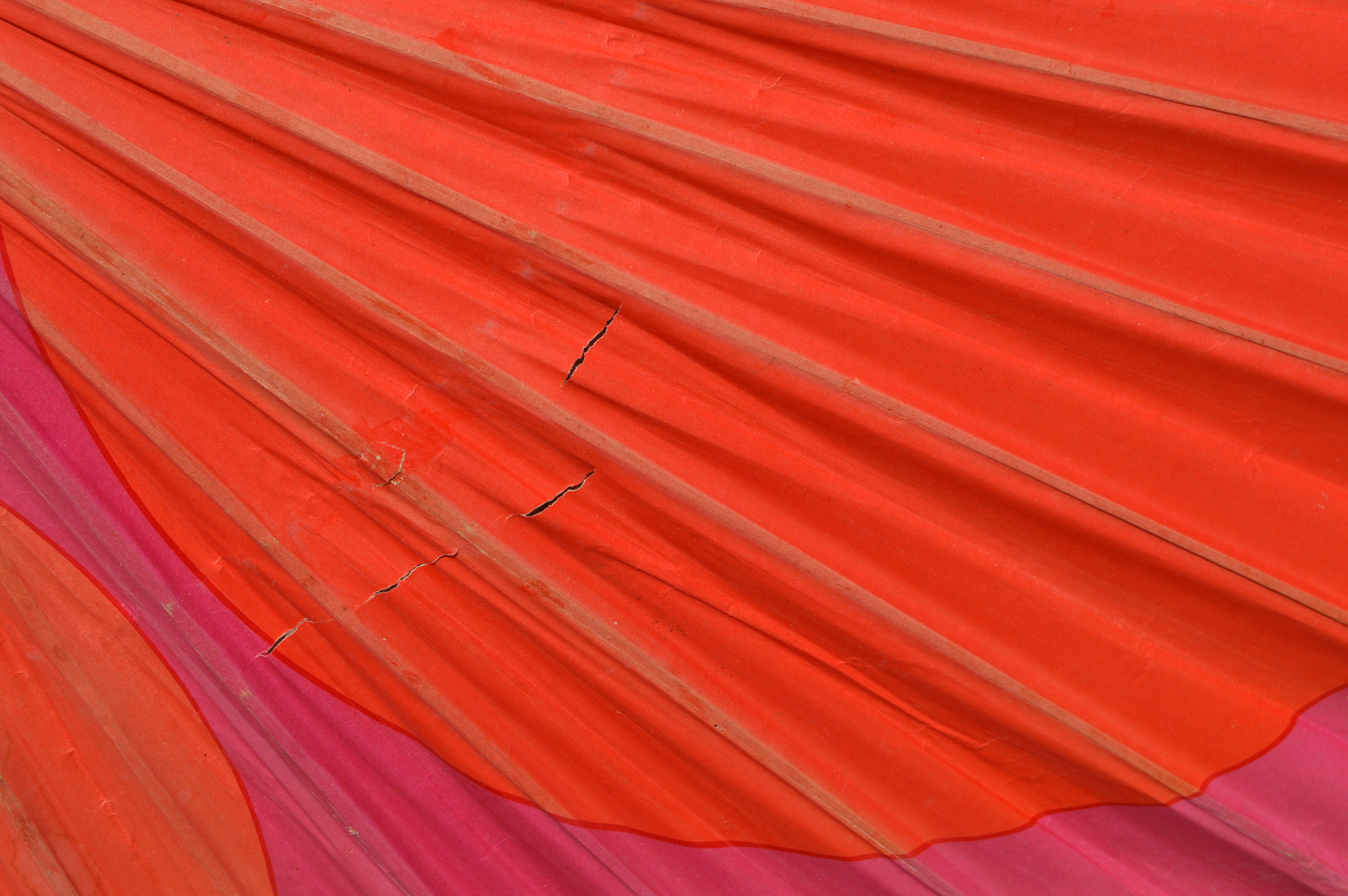 Vintage Japanese Paper and Bamboo Parasols