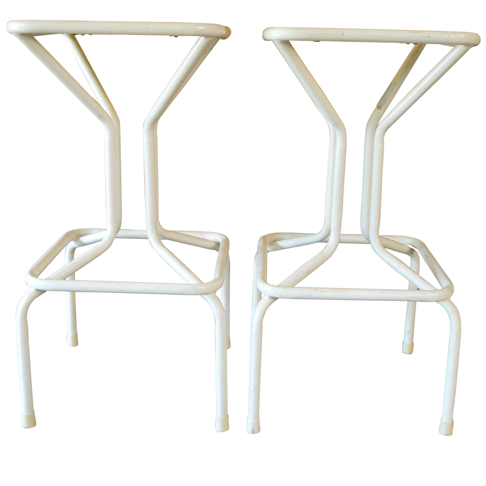 Mid Century Metal Bar Stools