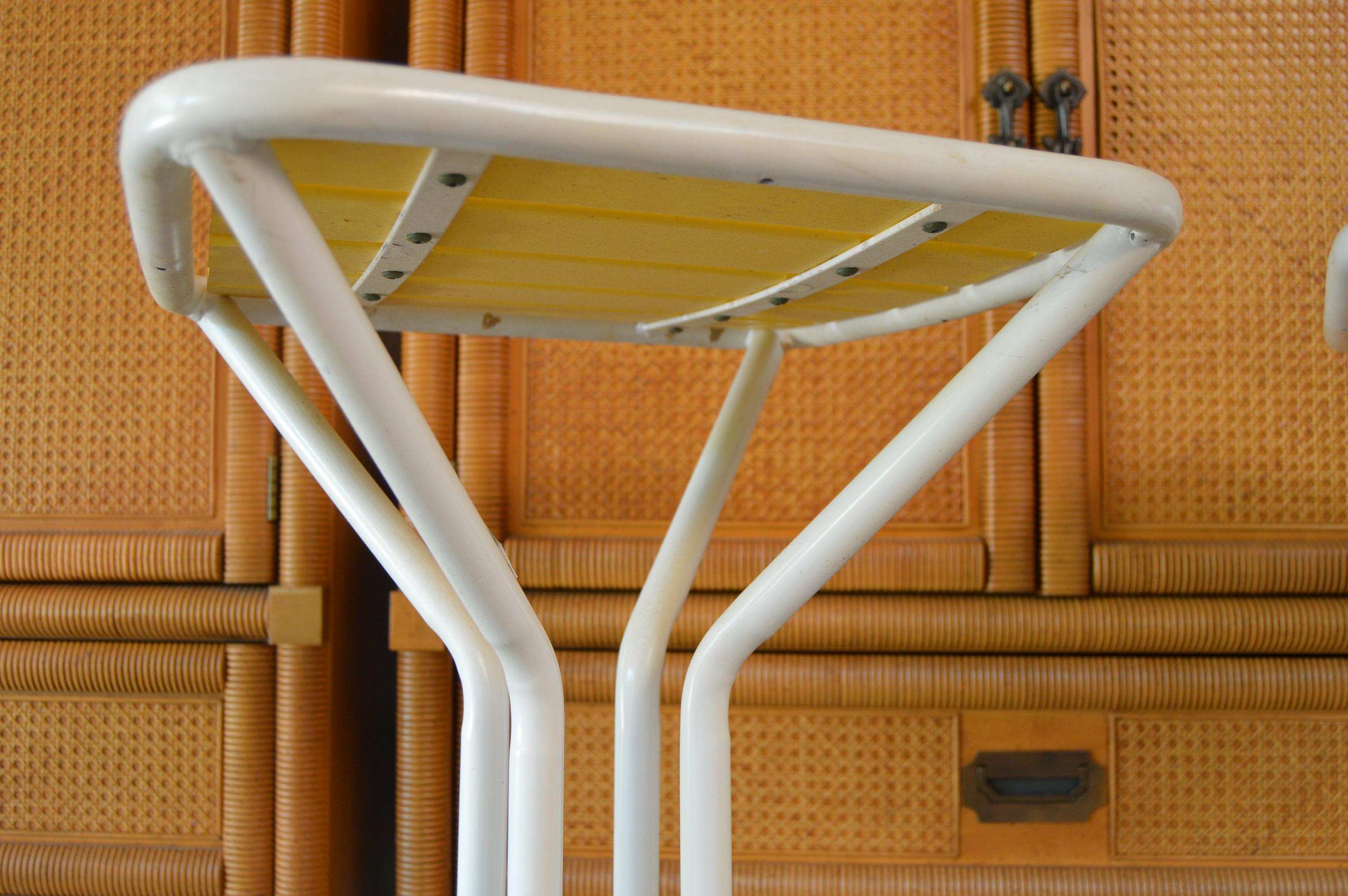 Mid Century Metal Bar Stools