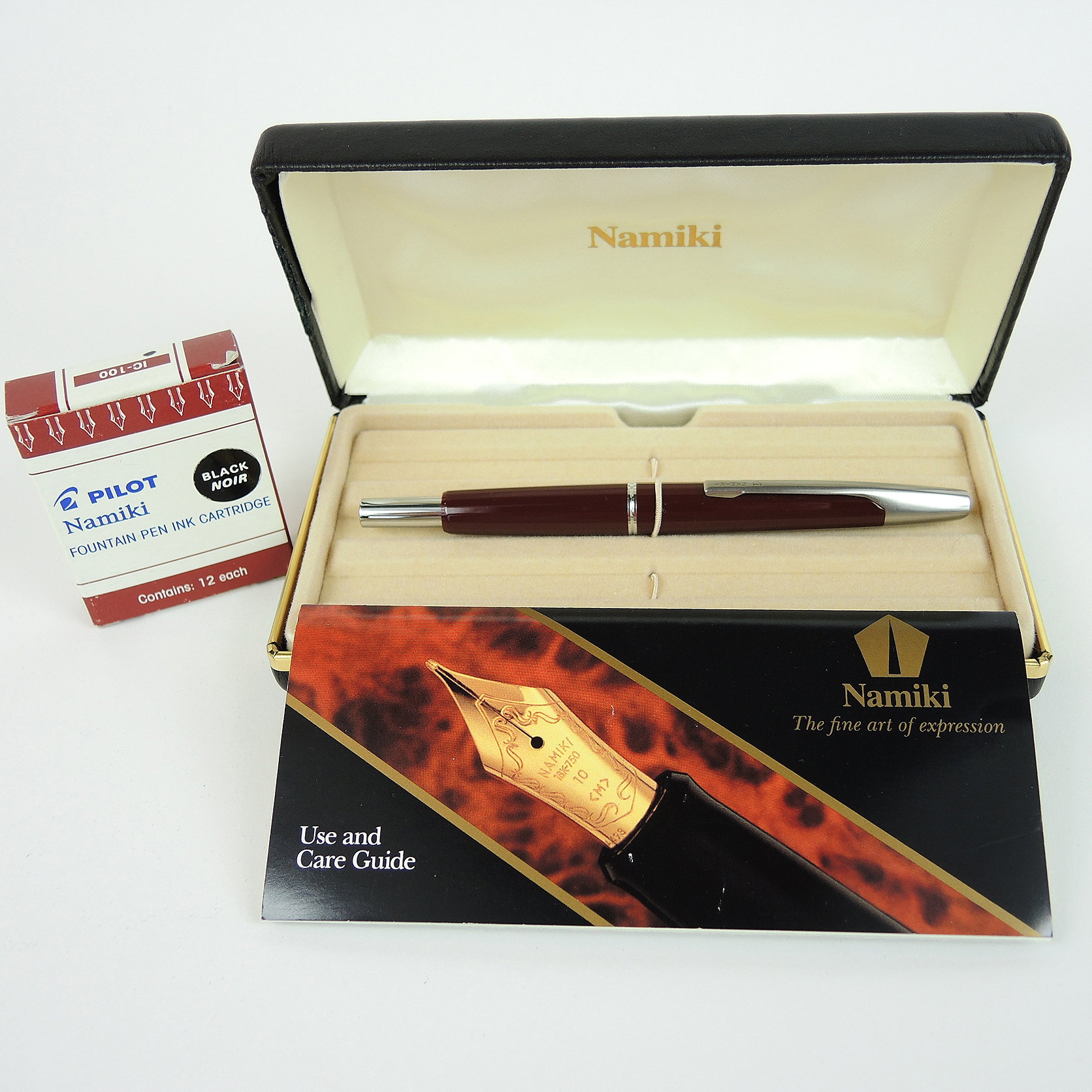 Pilot Namiki Capless Vanishing Point Retractable Fountain Pen with Case