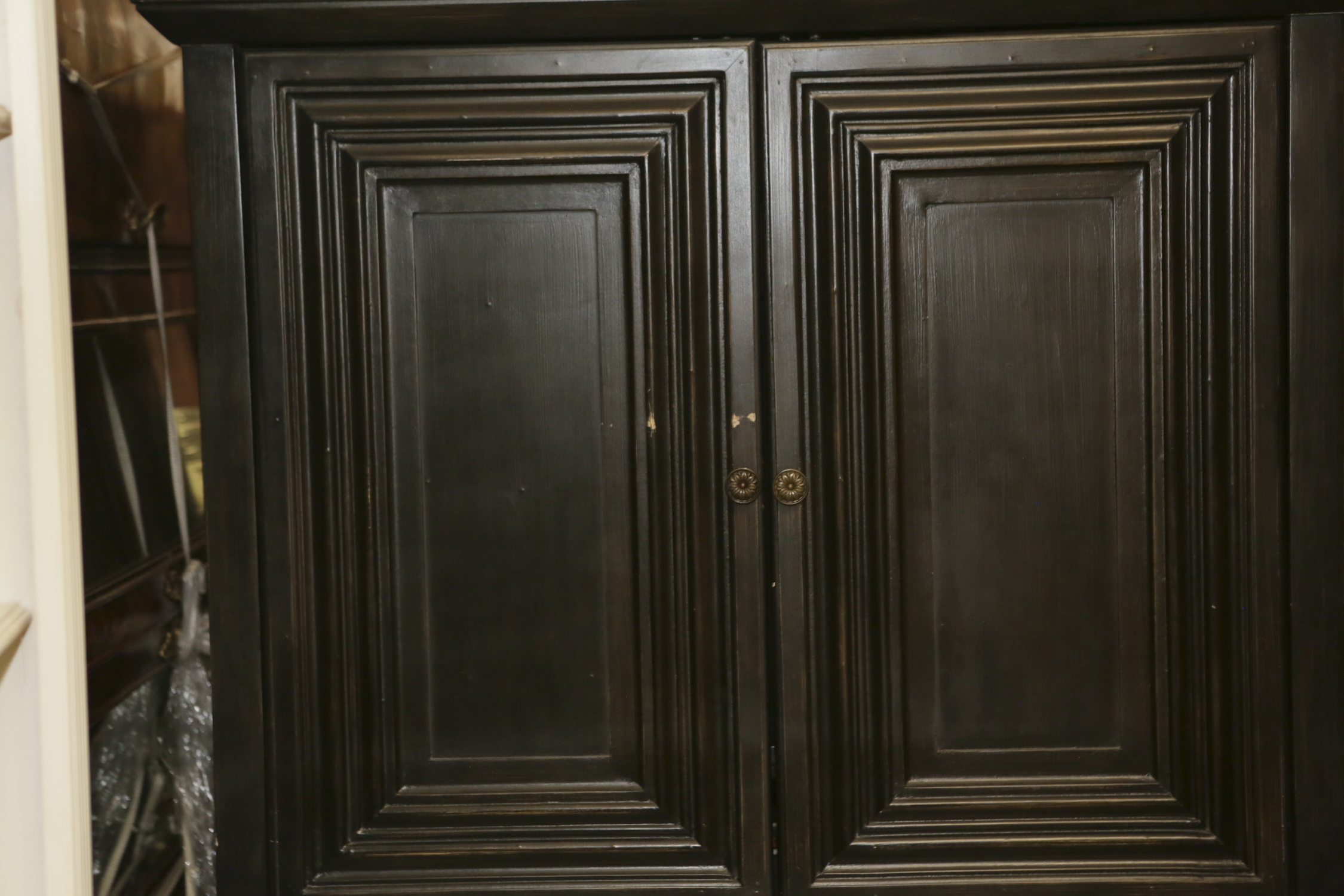 Espresso Colored Entertainment Cabinet