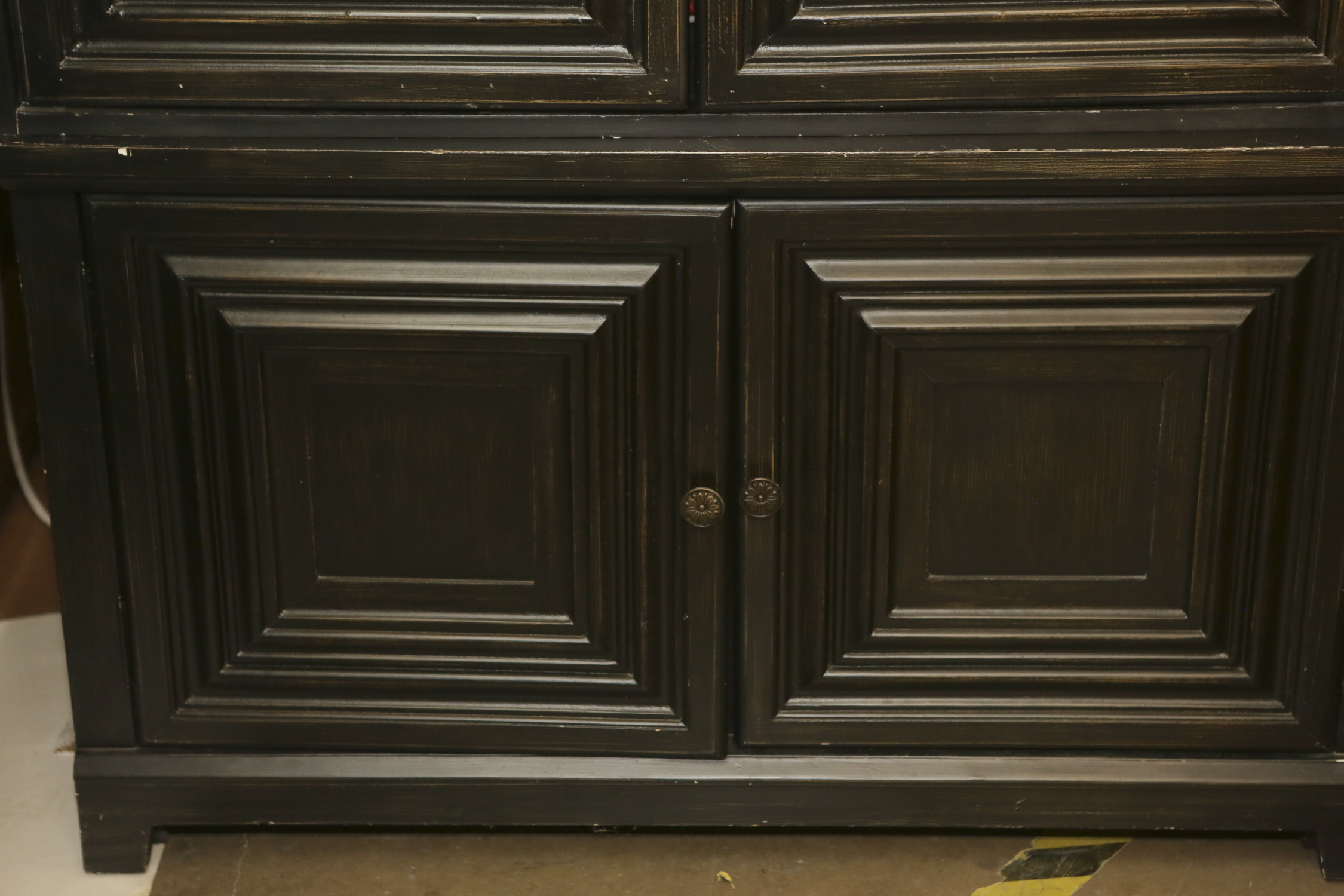 Espresso Colored Entertainment Cabinet