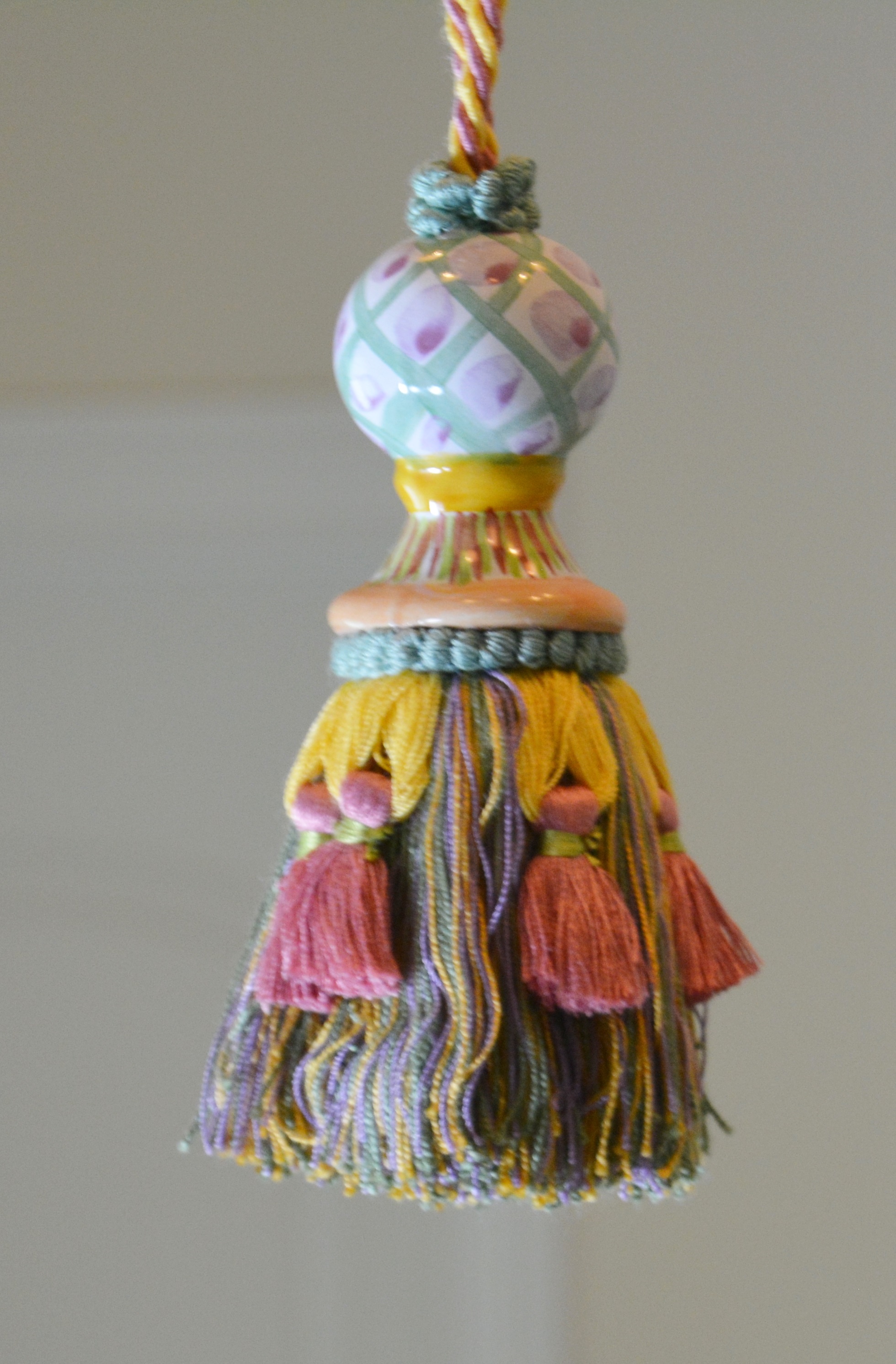 MacKenzie-Childs "Thistle" Pottery Chandelier