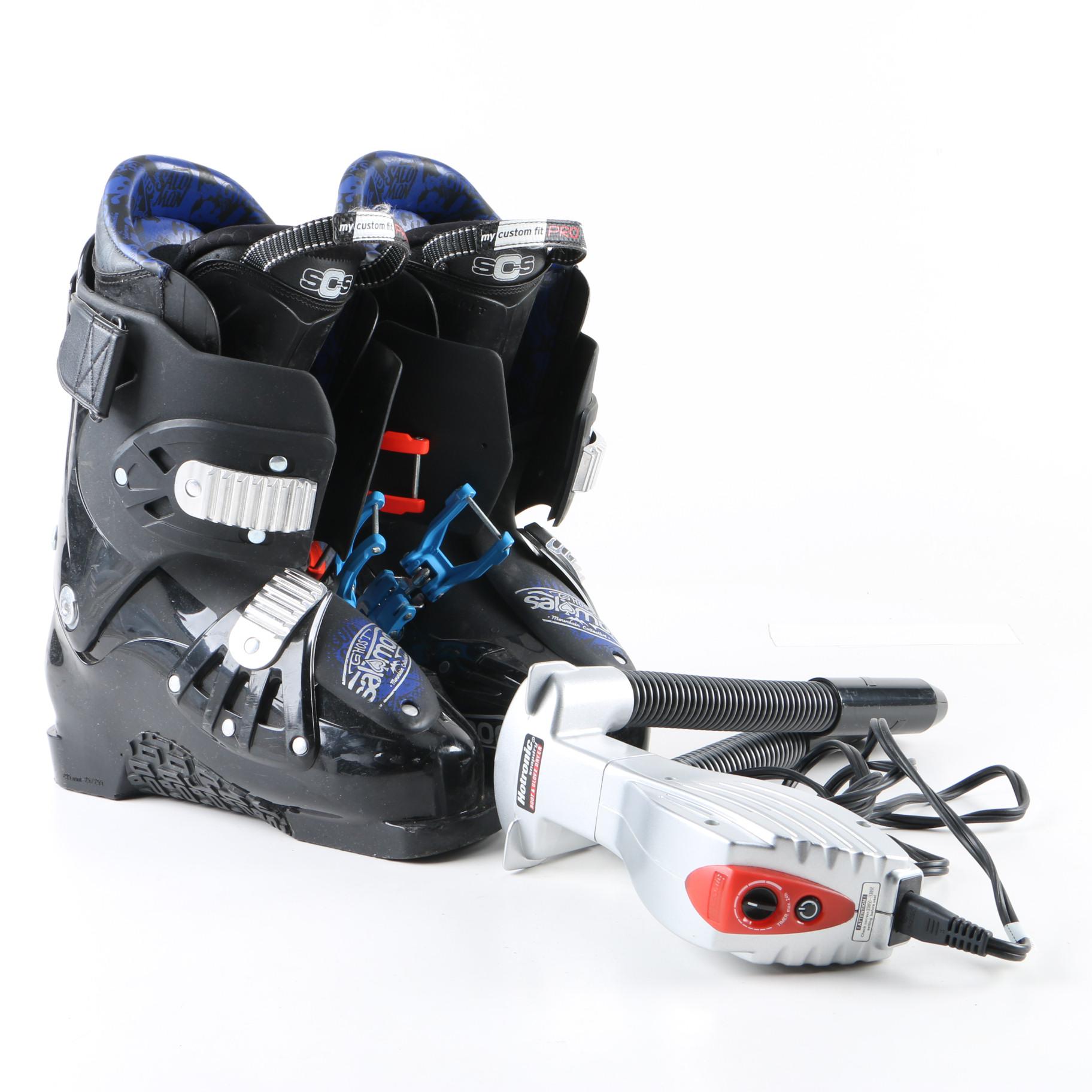 Salomon Ghost Ski Boots with Hotronic Snapdry Boot & Glove Dryer