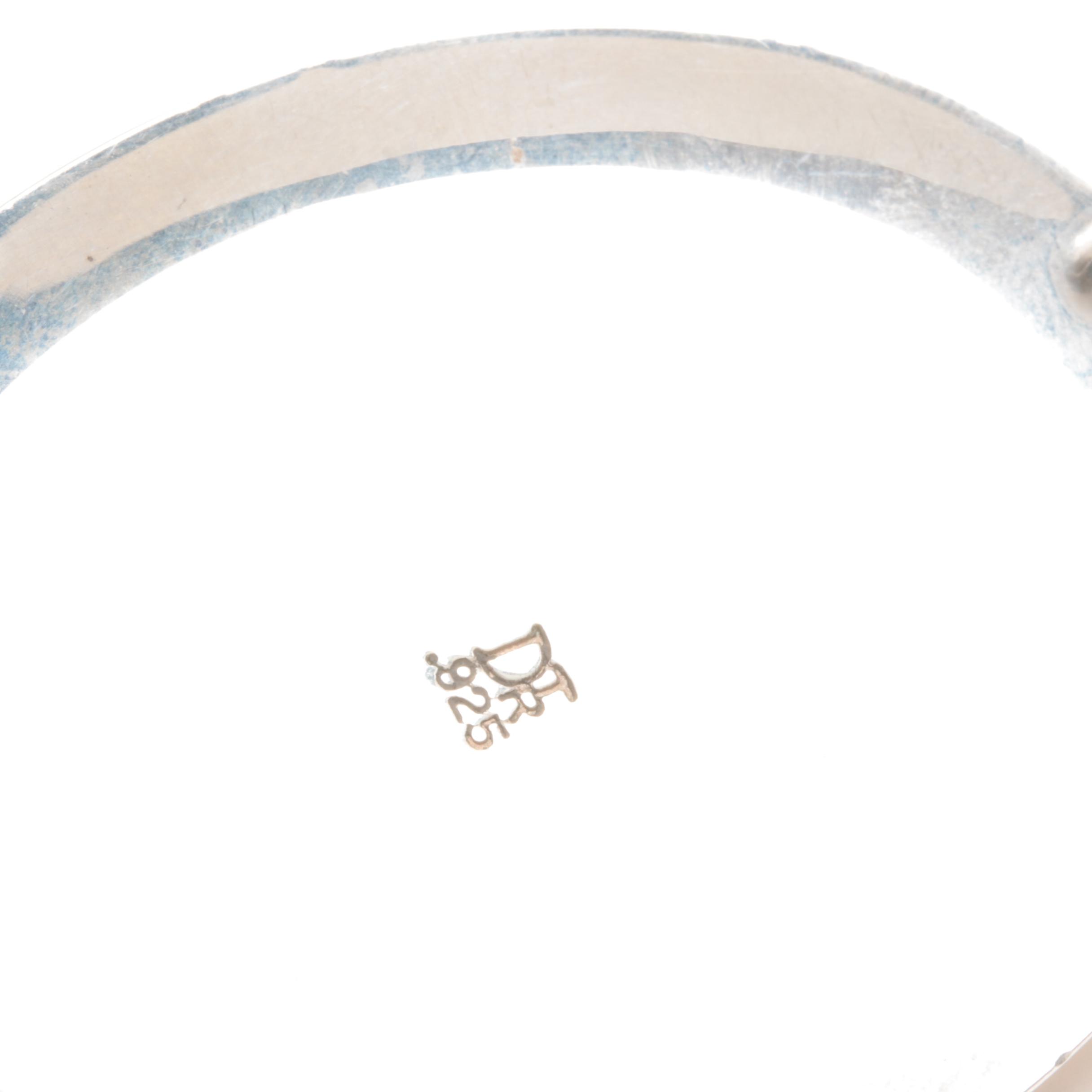 Jay King Desert Rose Trading Sterling Silver Amber, Turquoise and Pearl Necklace