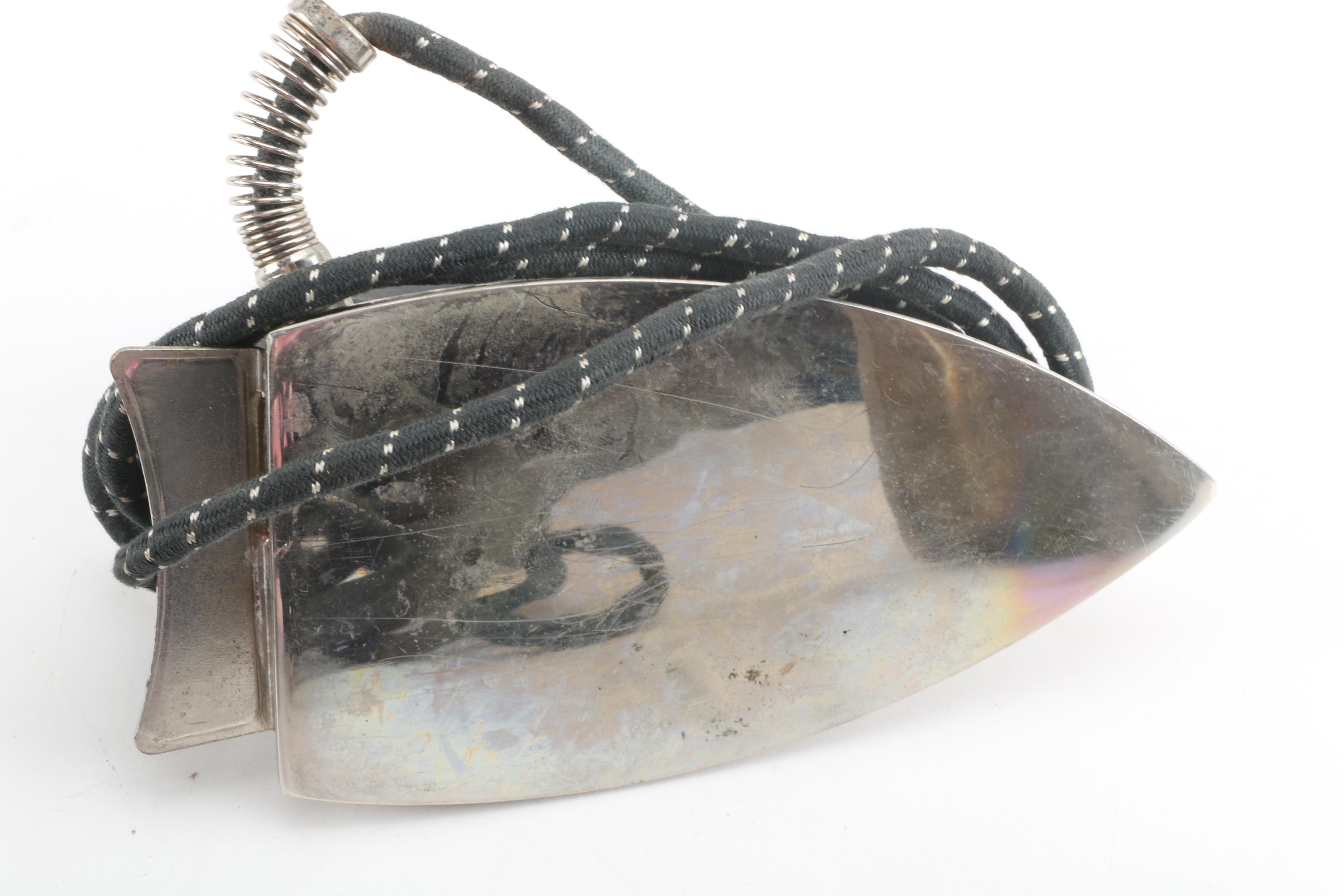 Vintage Clothing Irons Including Westinghouse