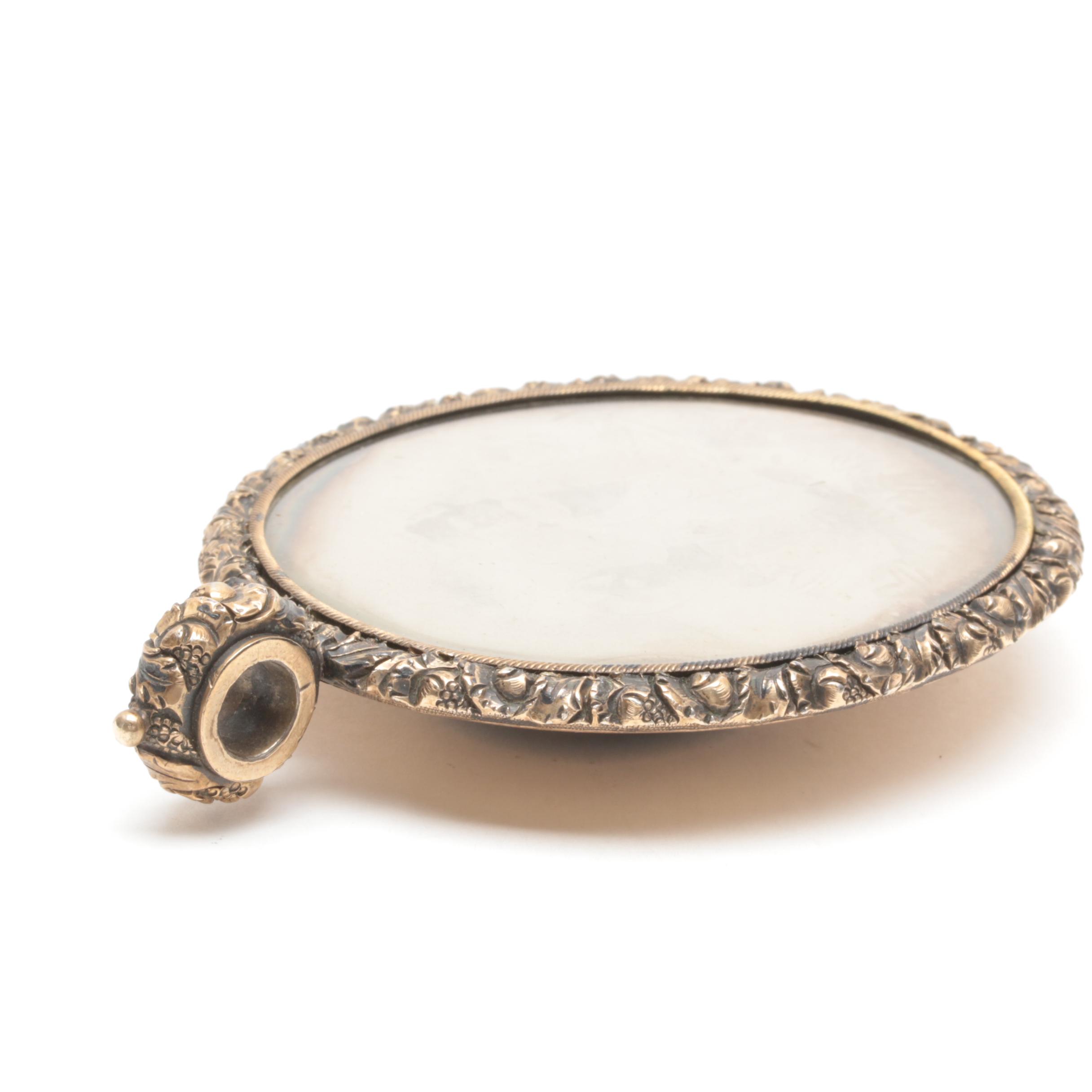 Victorian Memento Mori Daguerreotype Portrait Pendant