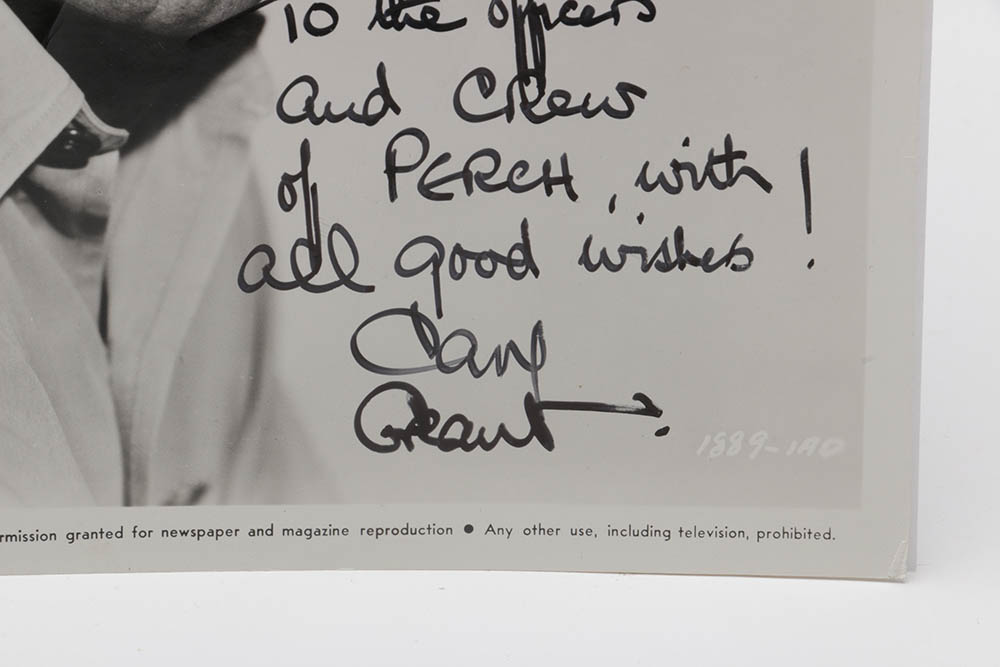 1959 Cary Grant Autographed Photograph and Personal Letter