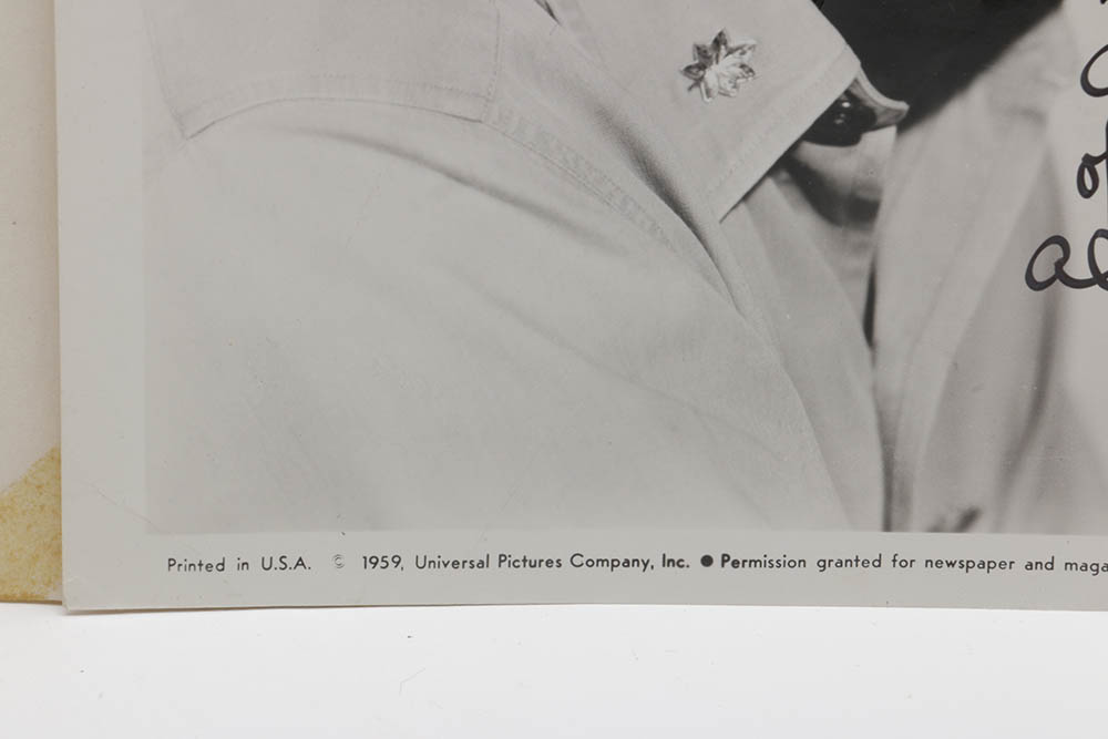 1959 Cary Grant Autographed Photograph and Personal Letter