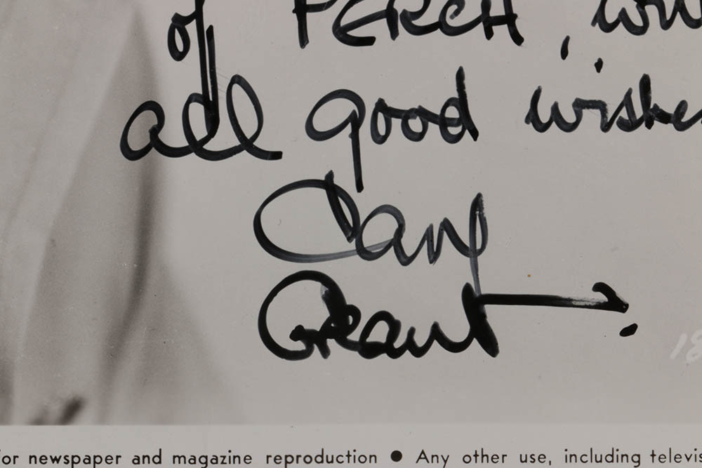 1959 Cary Grant Autographed Photograph and Personal Letter