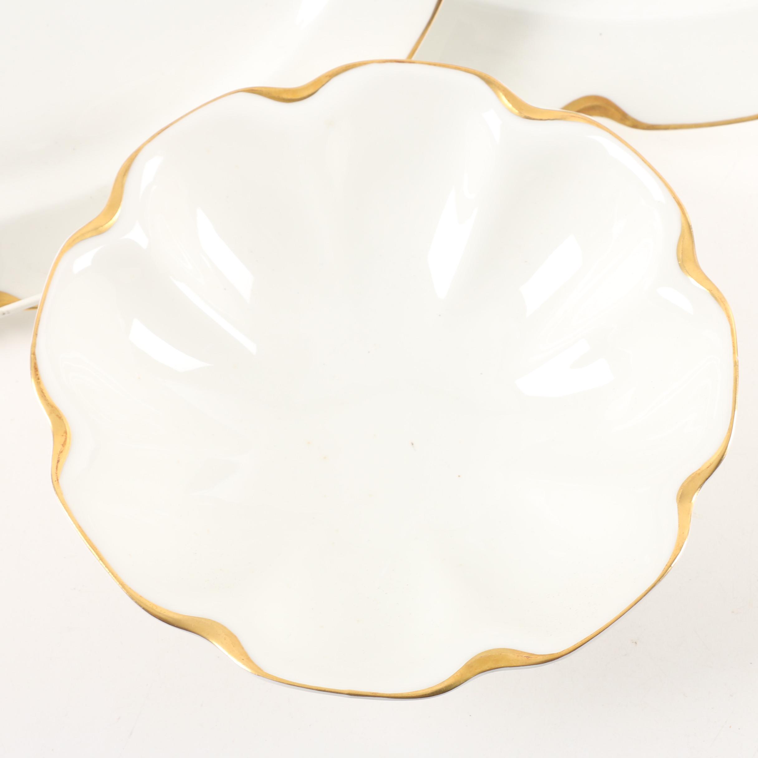 Vintage Haviland Limoges "Silver Anniversary" Porcelain Serveware