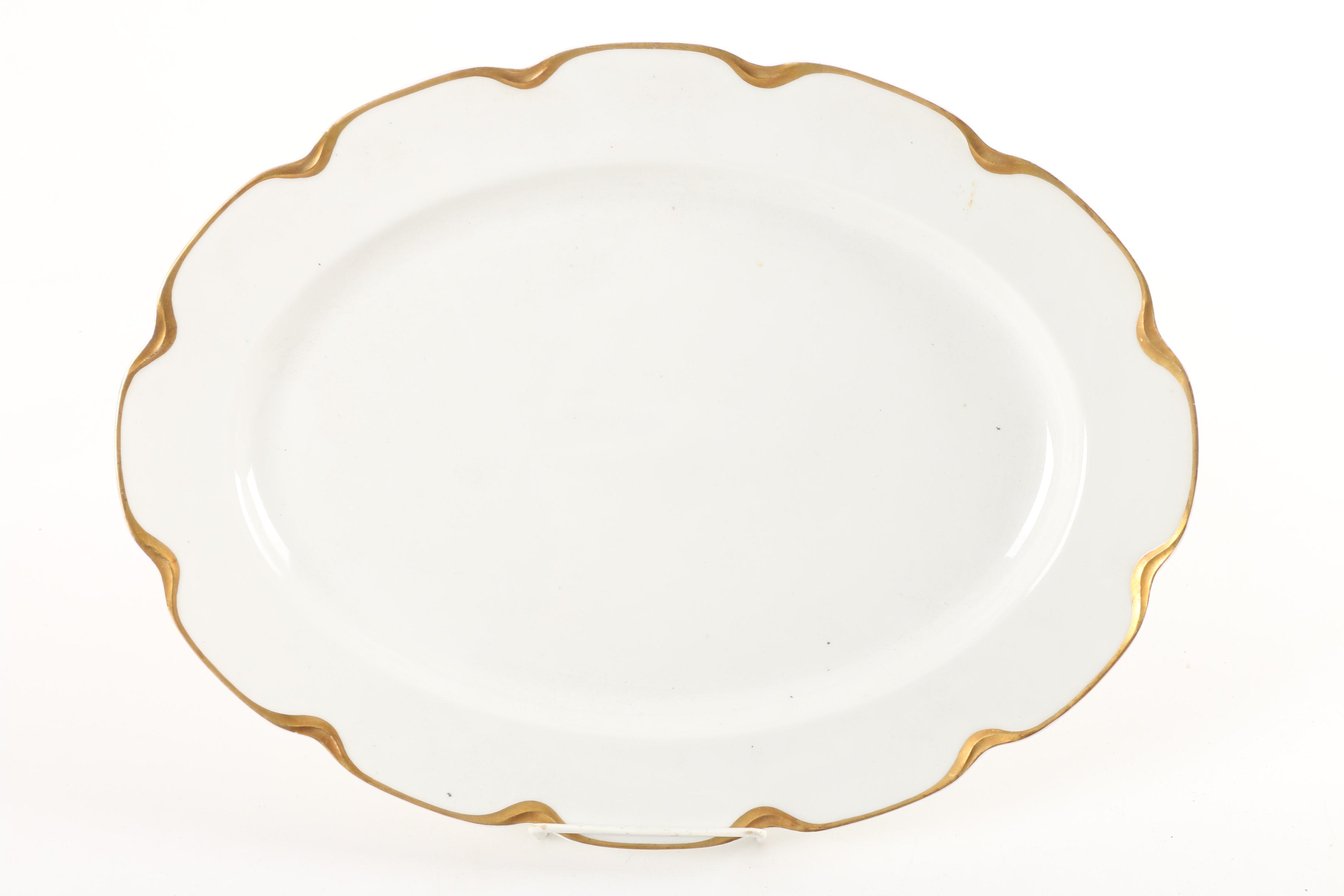 Vintage Haviland Limoges "Silver Anniversary" Porcelain Serveware