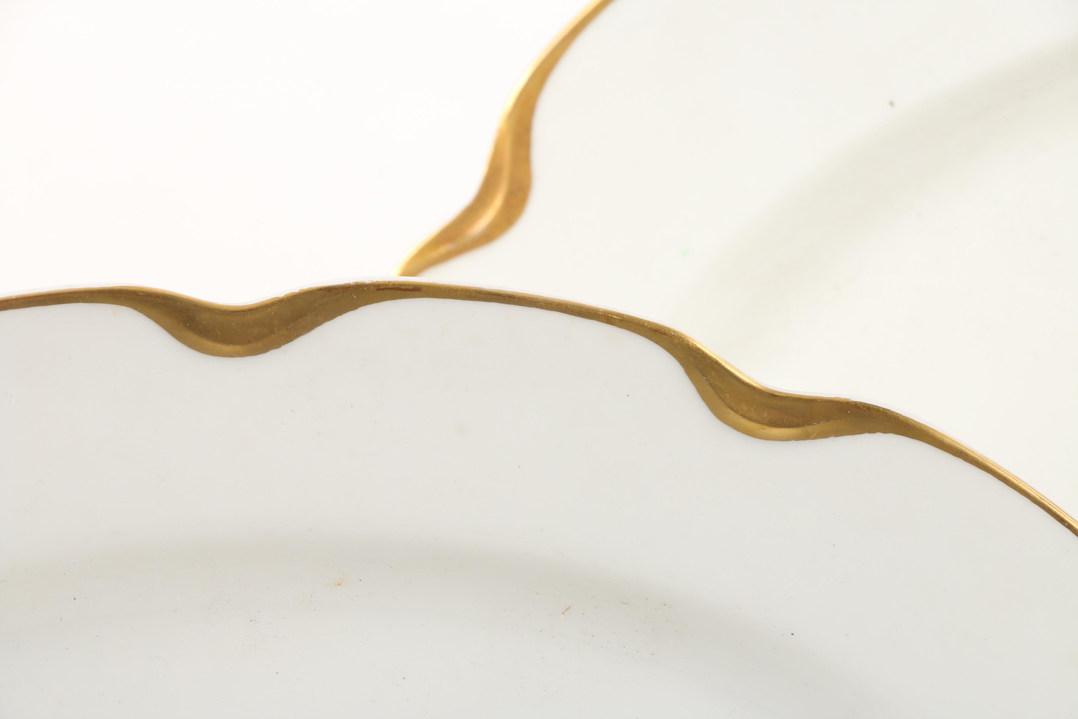 Vintage Haviland Limoges "Silver Anniversary" Porcelain Serveware