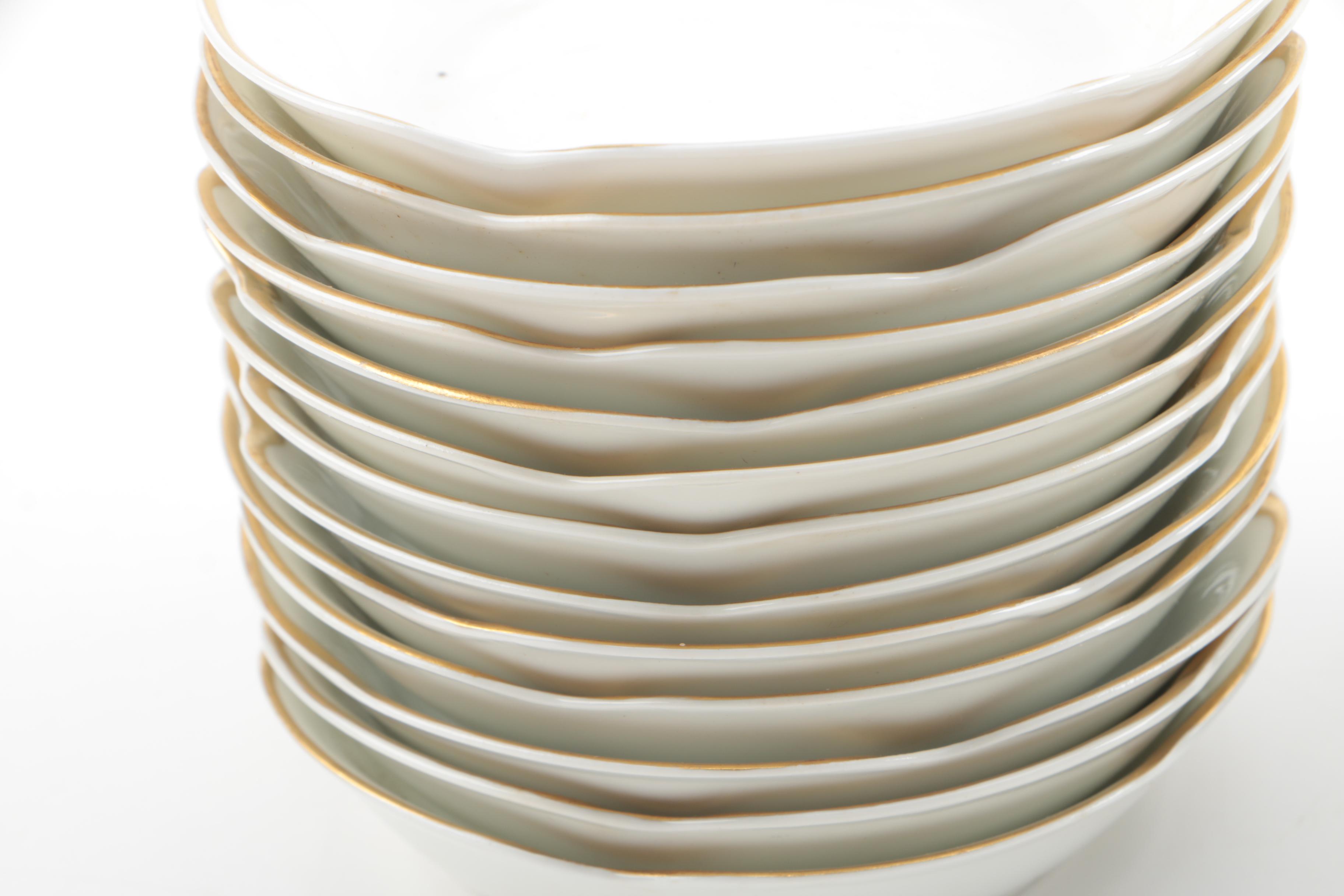 Vintage Haviland Limoges "Silver Anniversary" Porcelain Tea Service