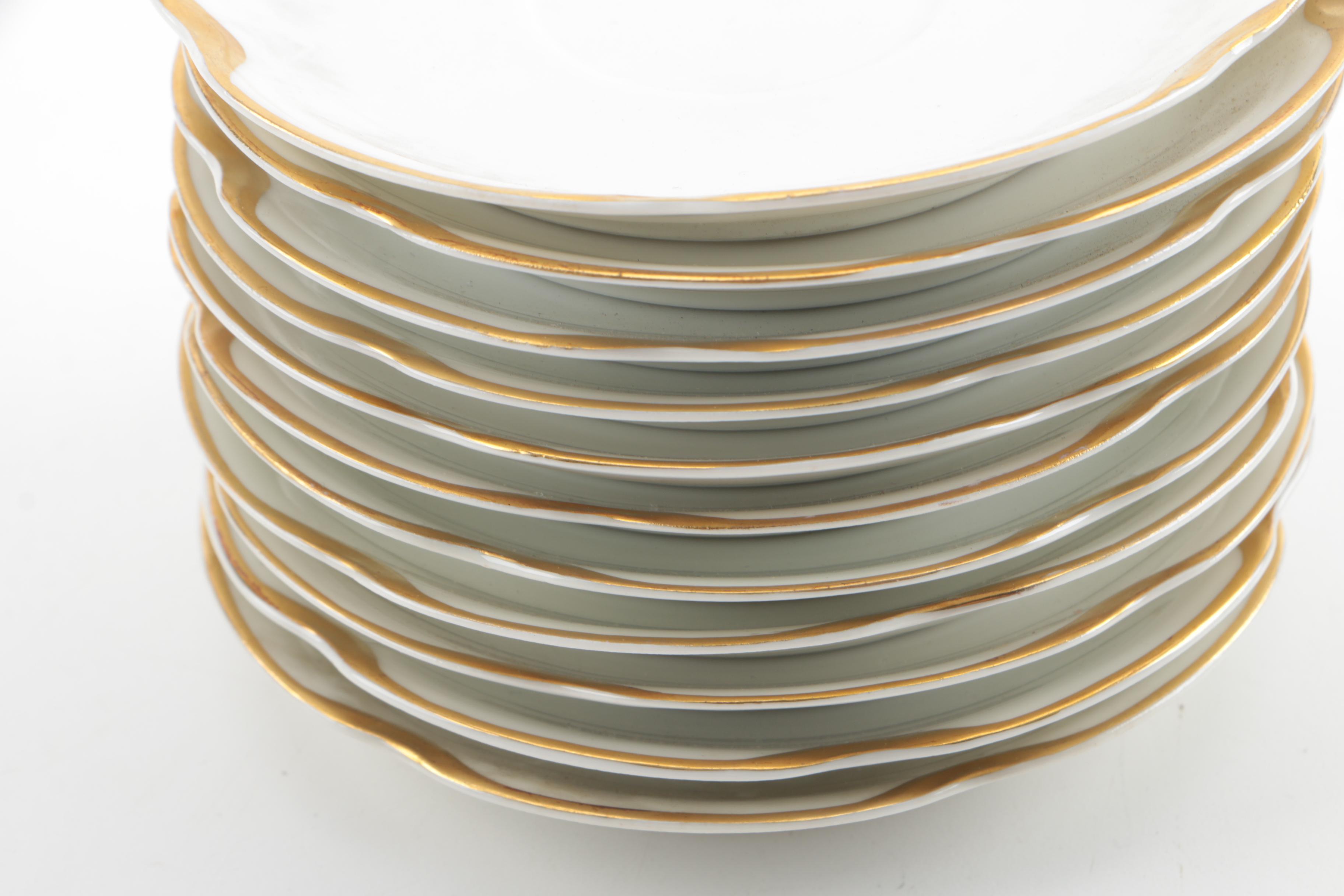 Vintage Haviland Limoges "Silver Anniversary" Porcelain Tea Service