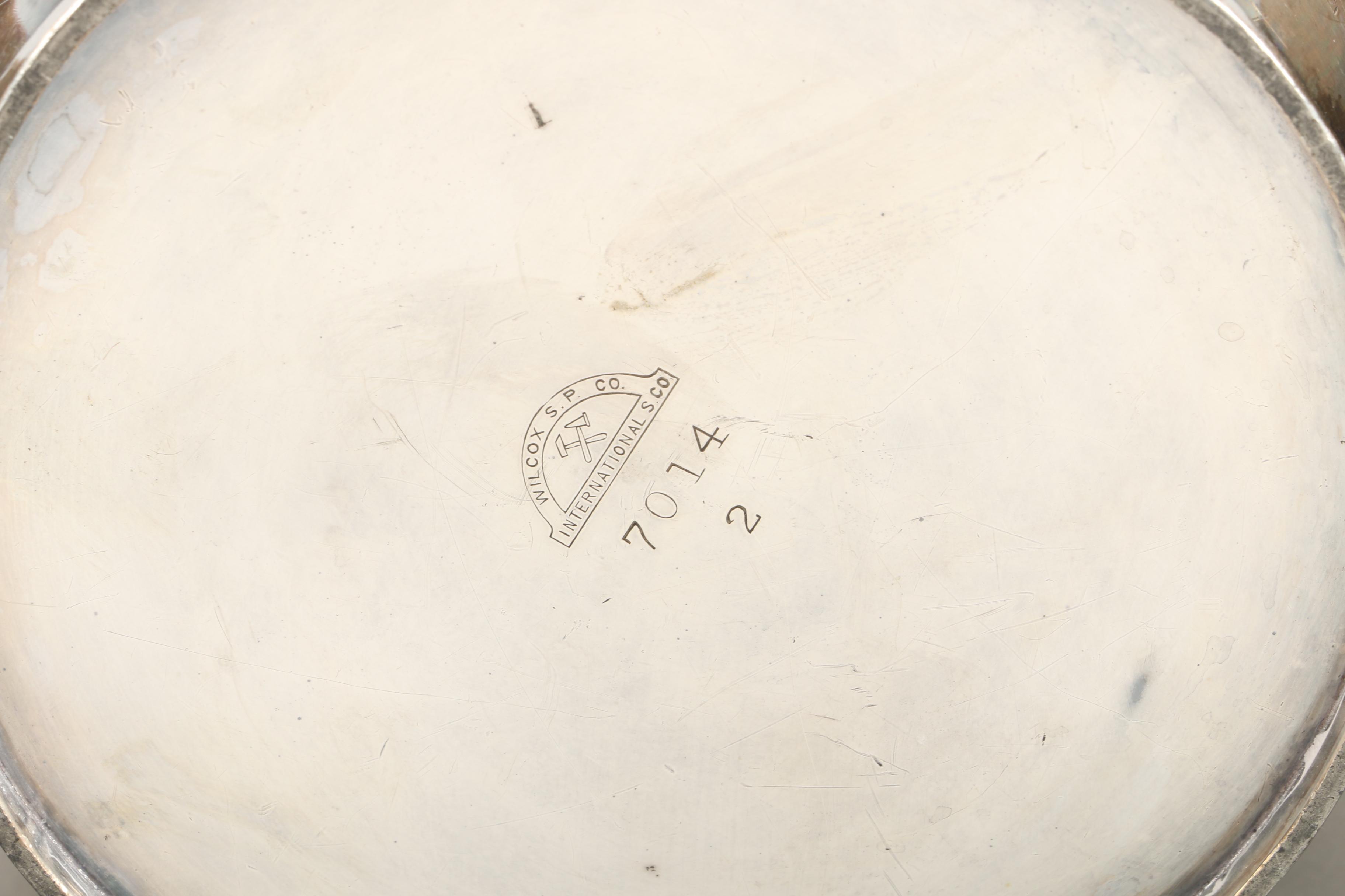 Vintage Silver Plate Serveware and Drinkware Featuring Academy Silver Co.