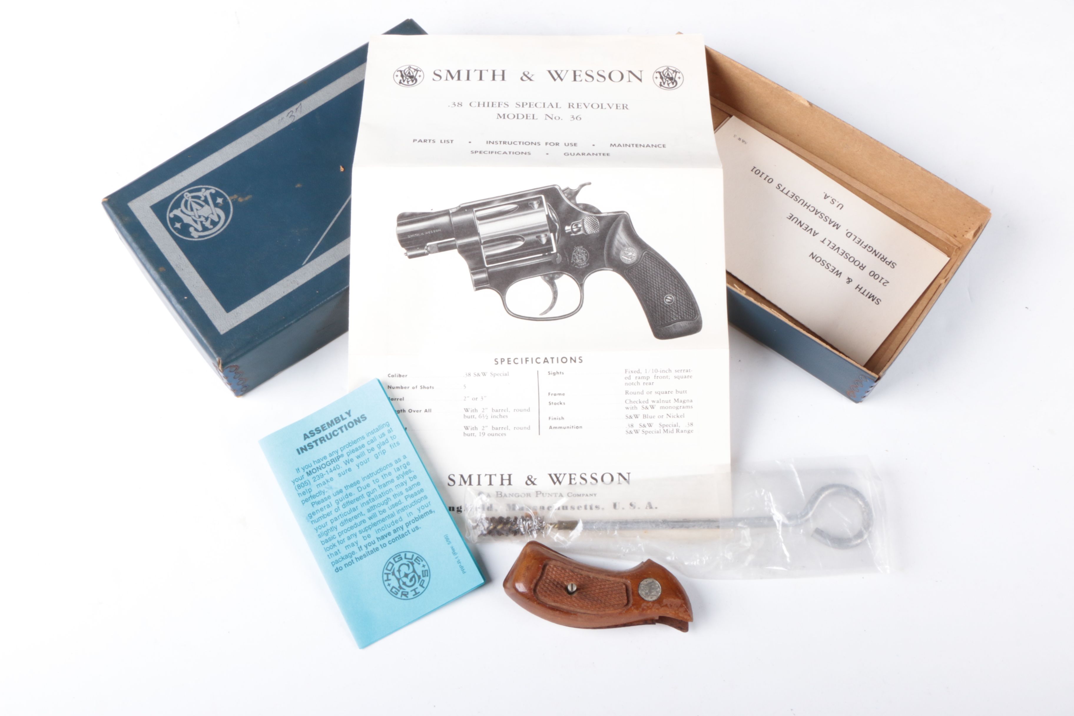 Smith & Wesson Model 36 Compact .38 Special Revolver