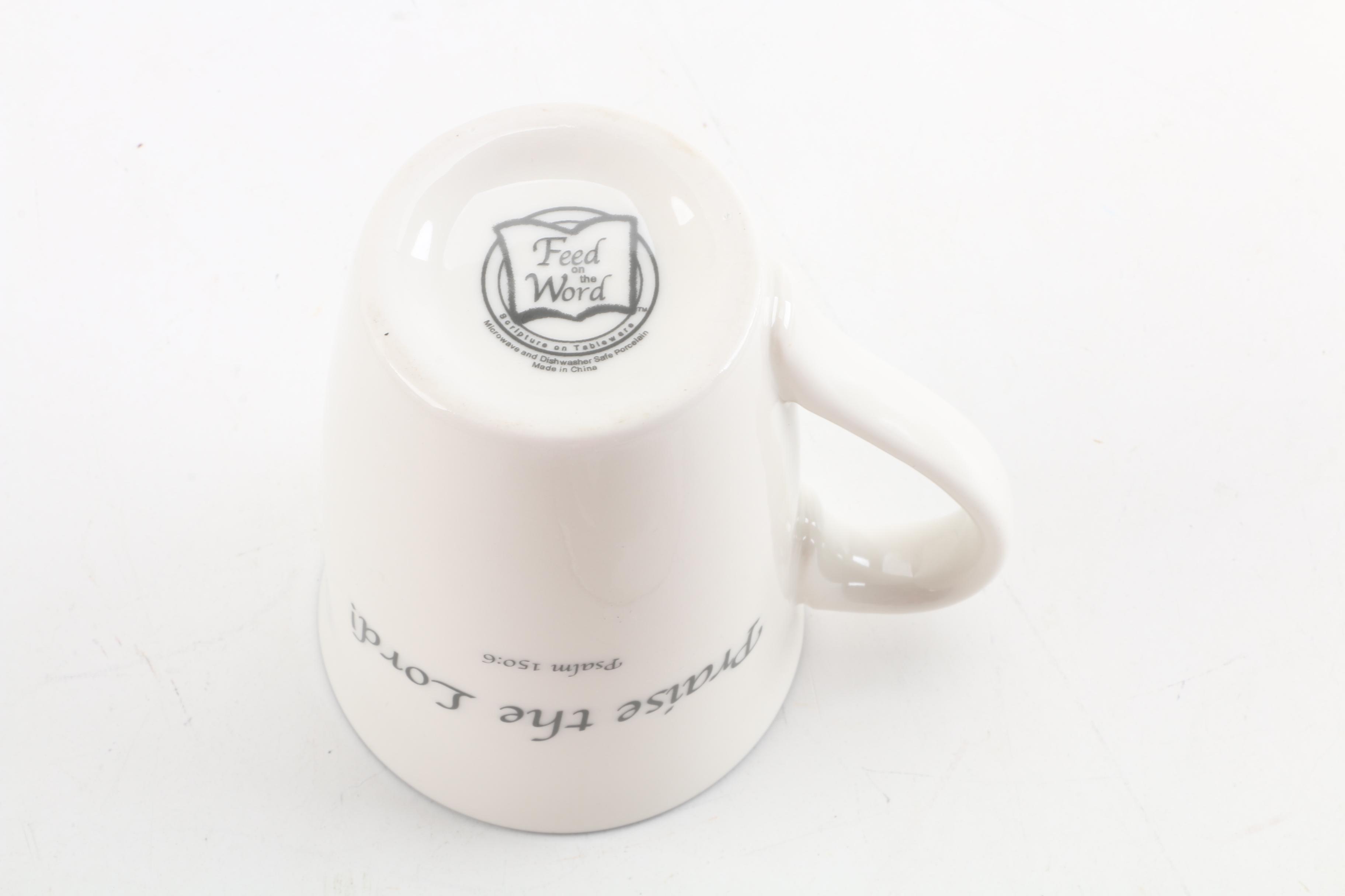 Ceramic Child Figurines and Religious-Themed Dishes